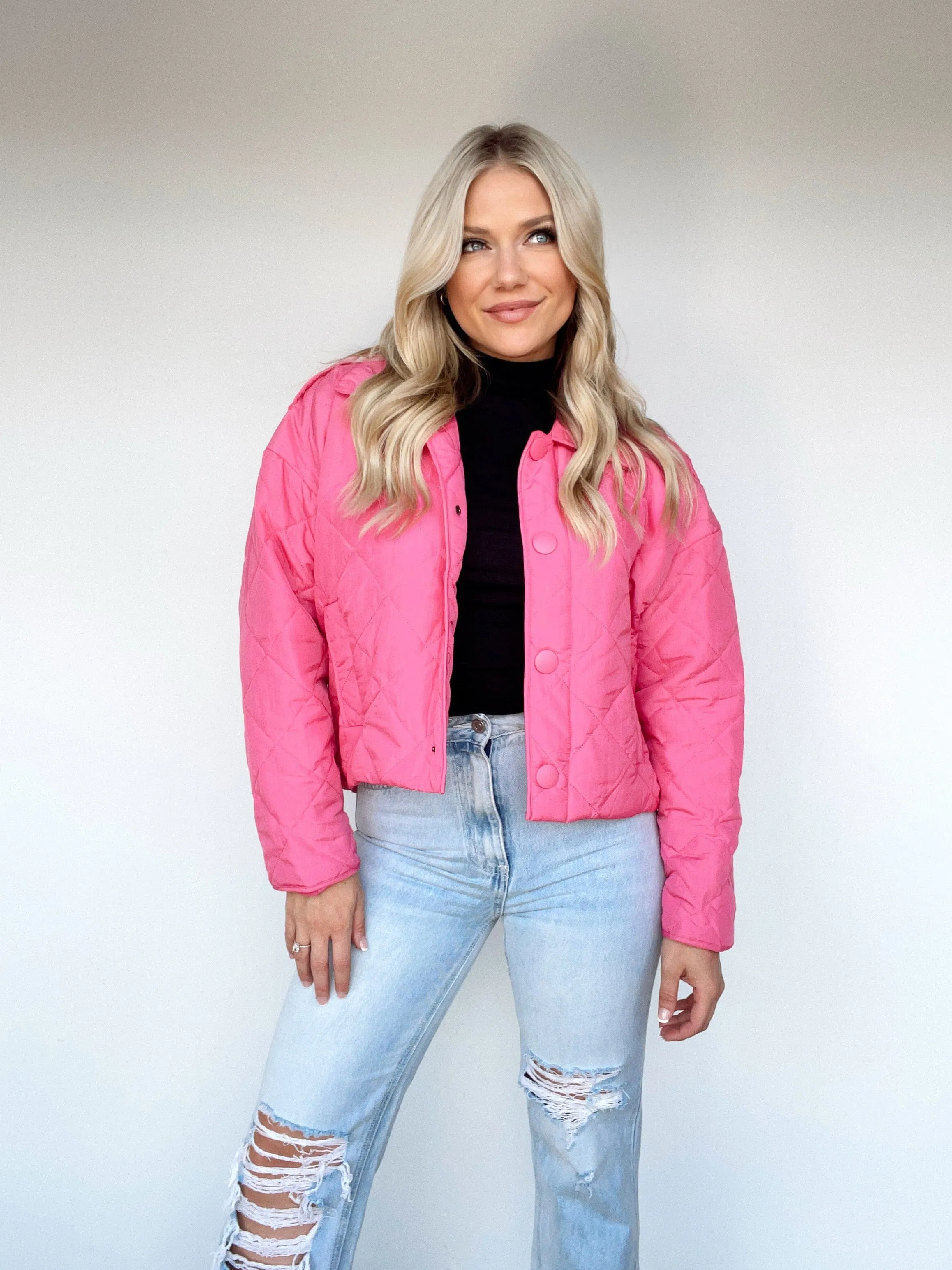 Latte Lush Quilted Jacket