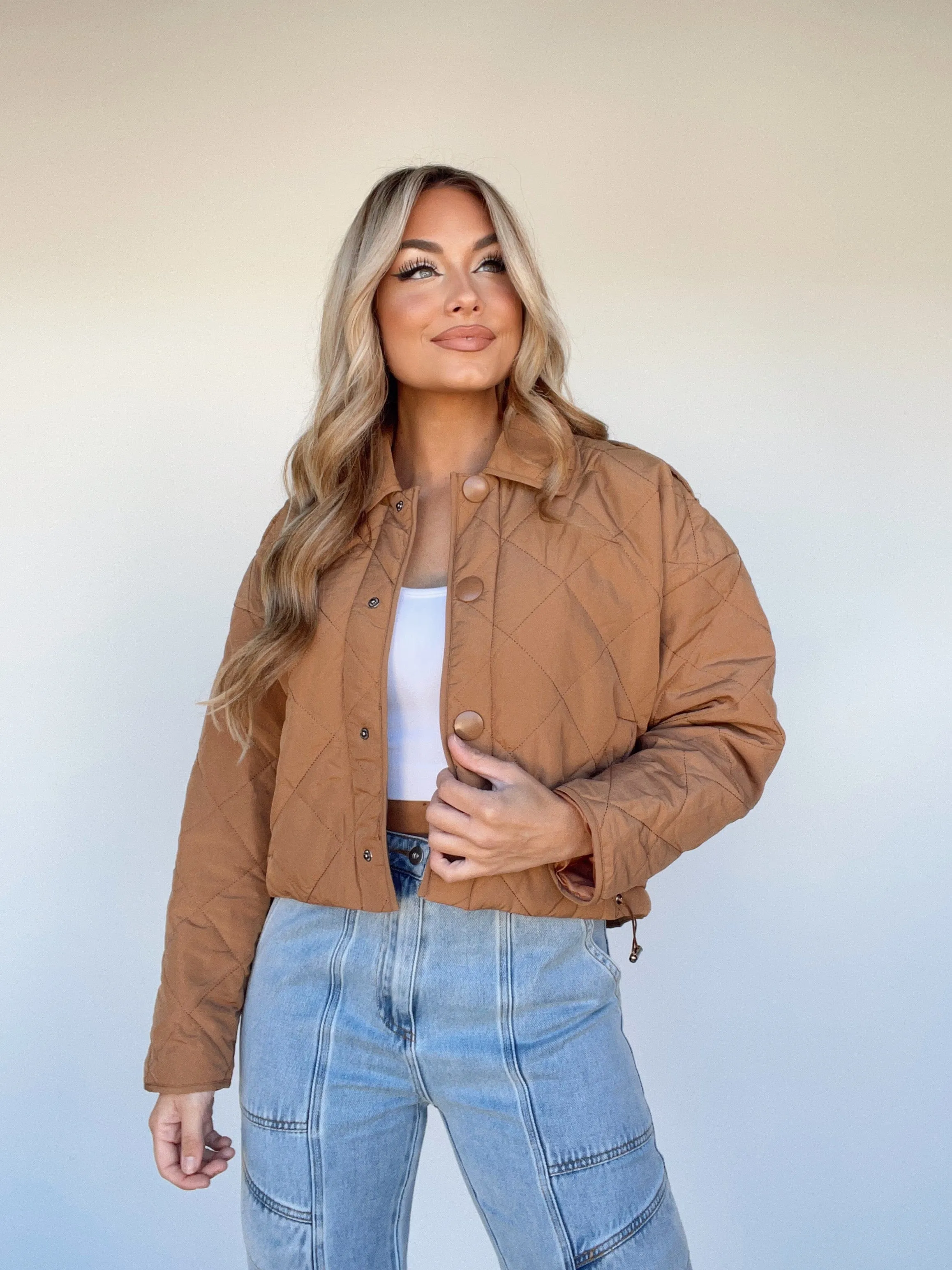 Latte Lush Quilted Jacket