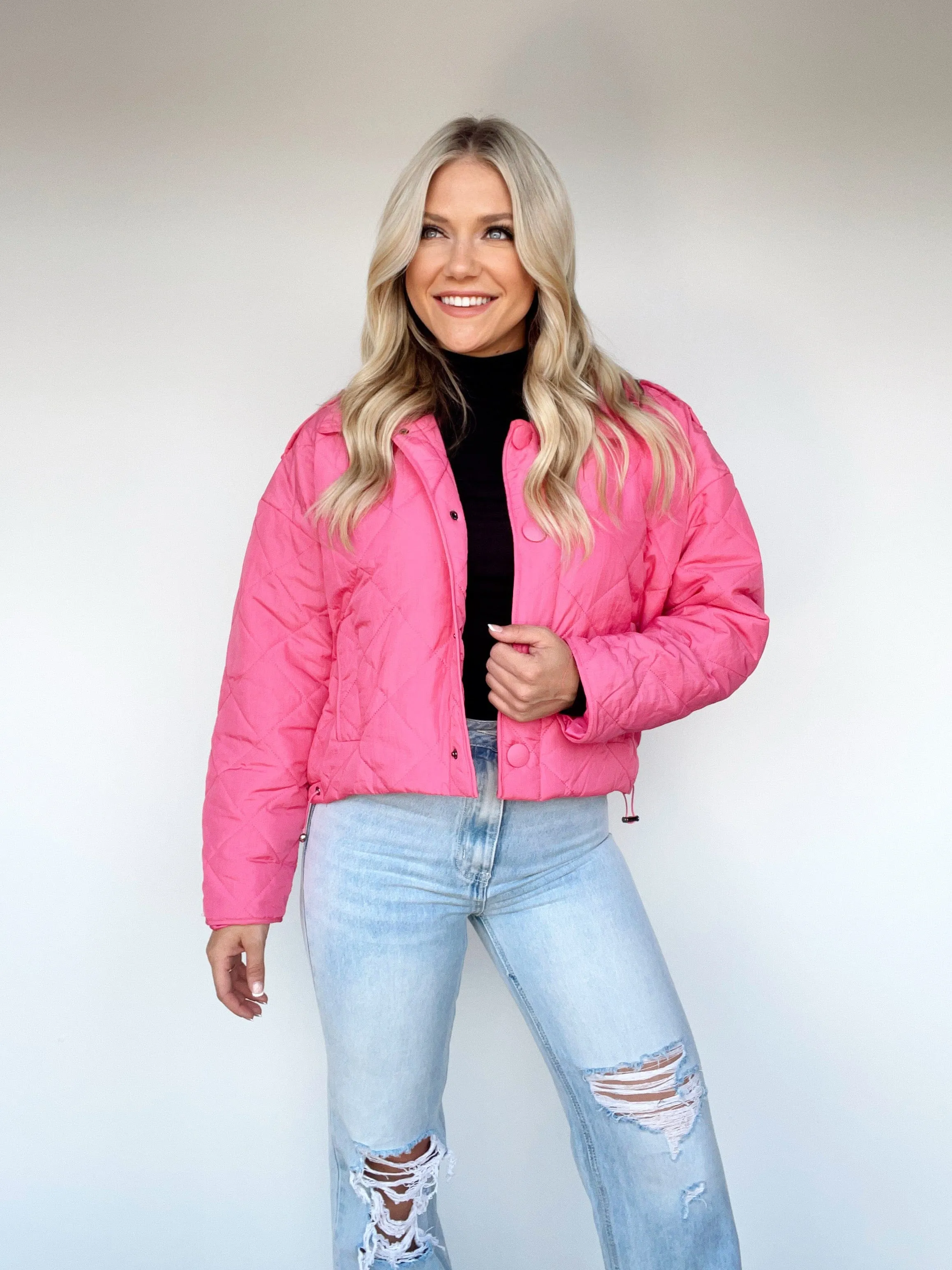 Latte Lush Quilted Jacket