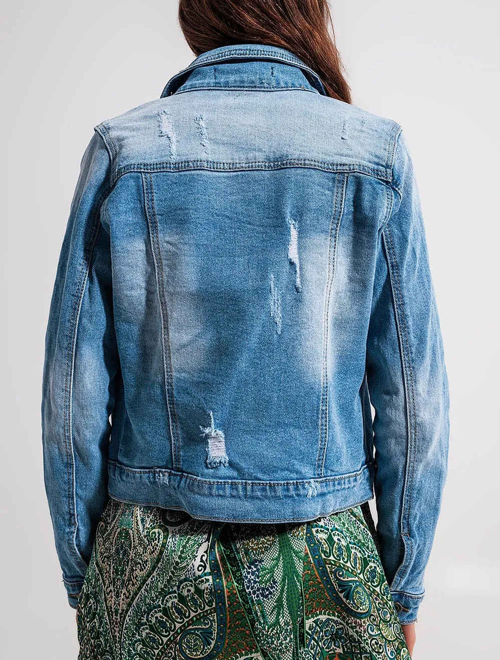 Leyla Skinny Fit Denim jacket