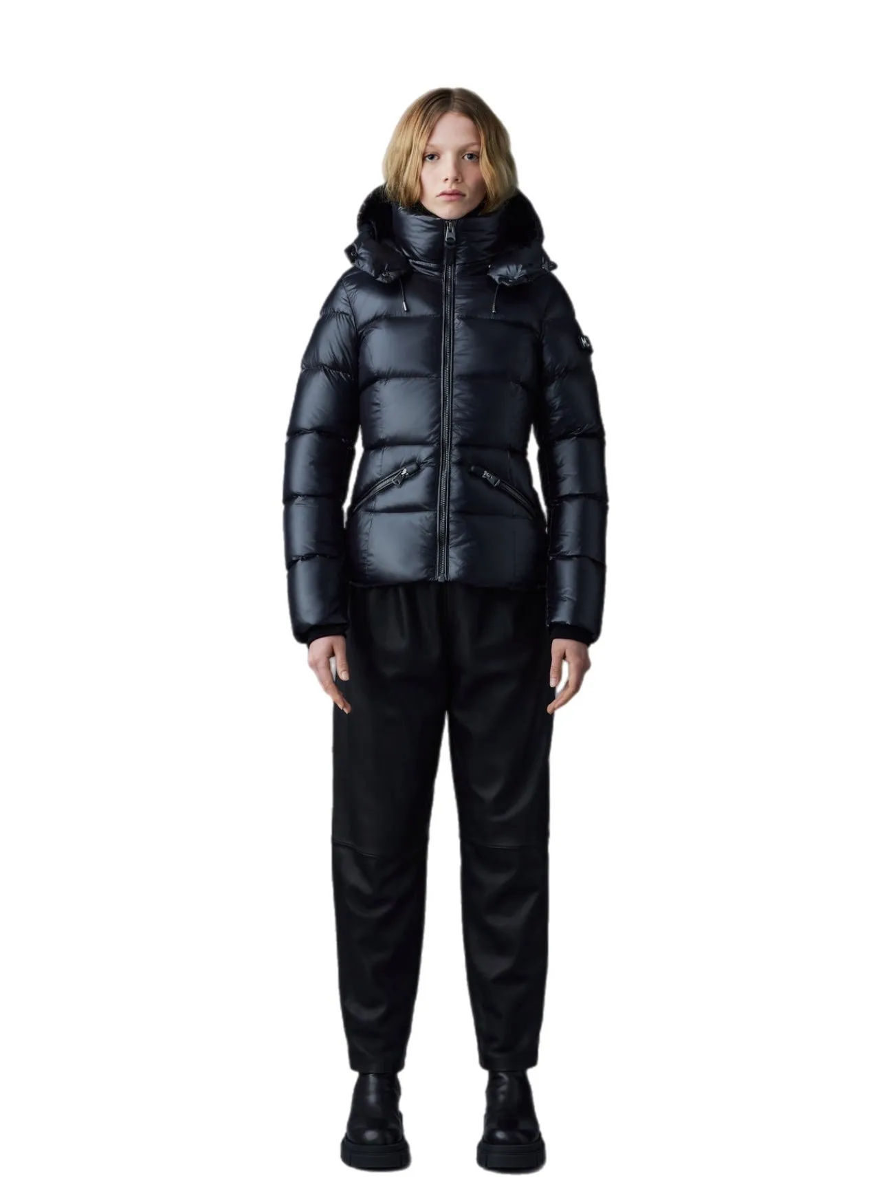 Mackage Ladies Hooded Light Down Jacket