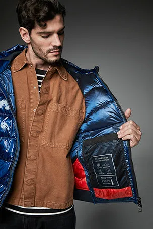 Men Short down jacket DWAYNE Blue