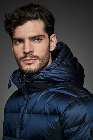 Men Short down jacket DWAYNE NAVY