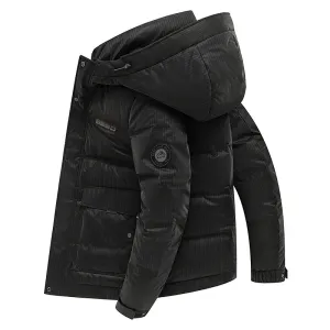 Men's Fitted Jacket Waterproof And Warm Down Jacket