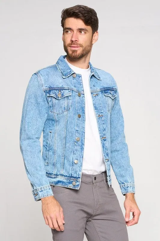 Men's Light Blue Denim Jacket