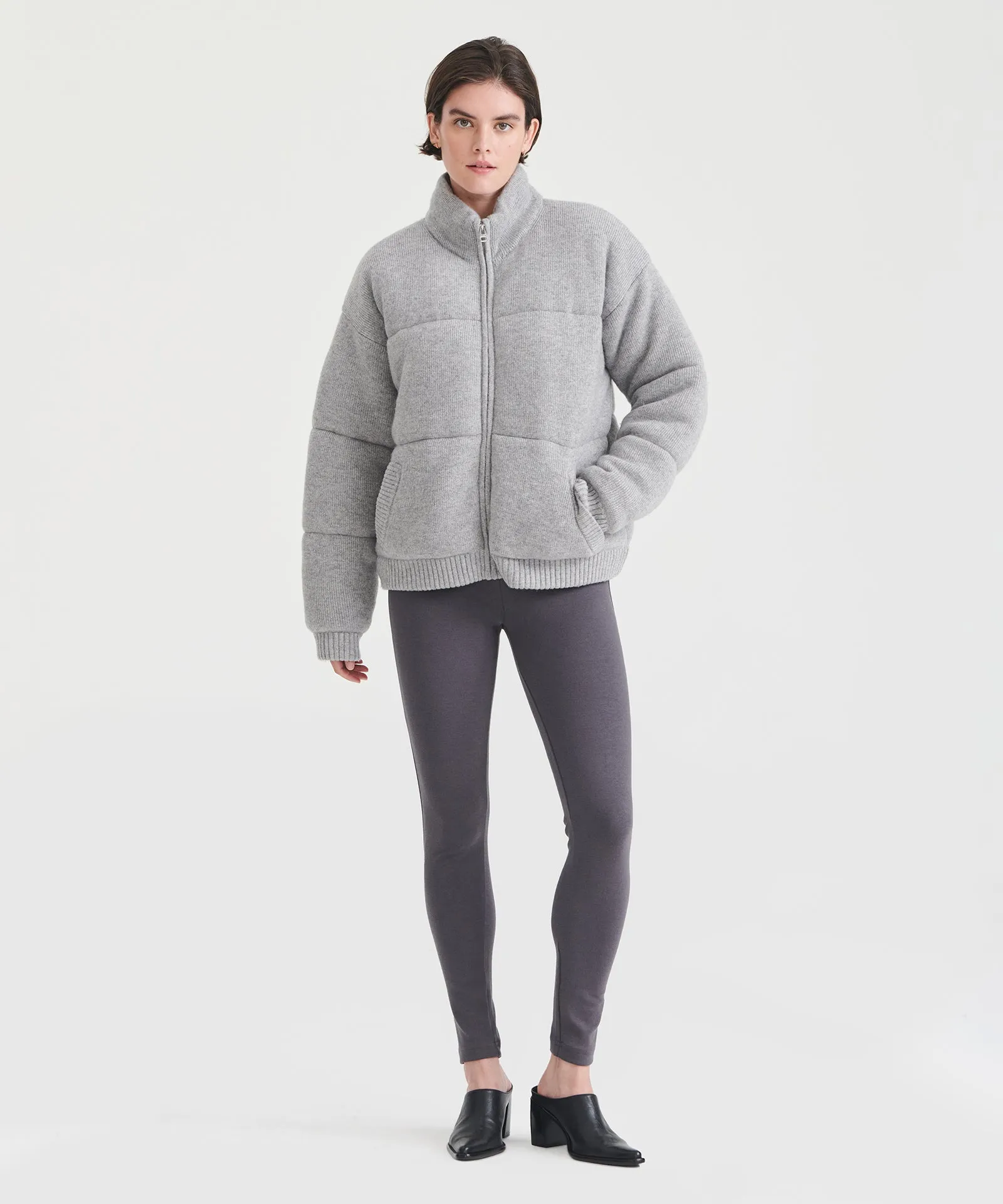 Merino Cashmere Puffer Jacket