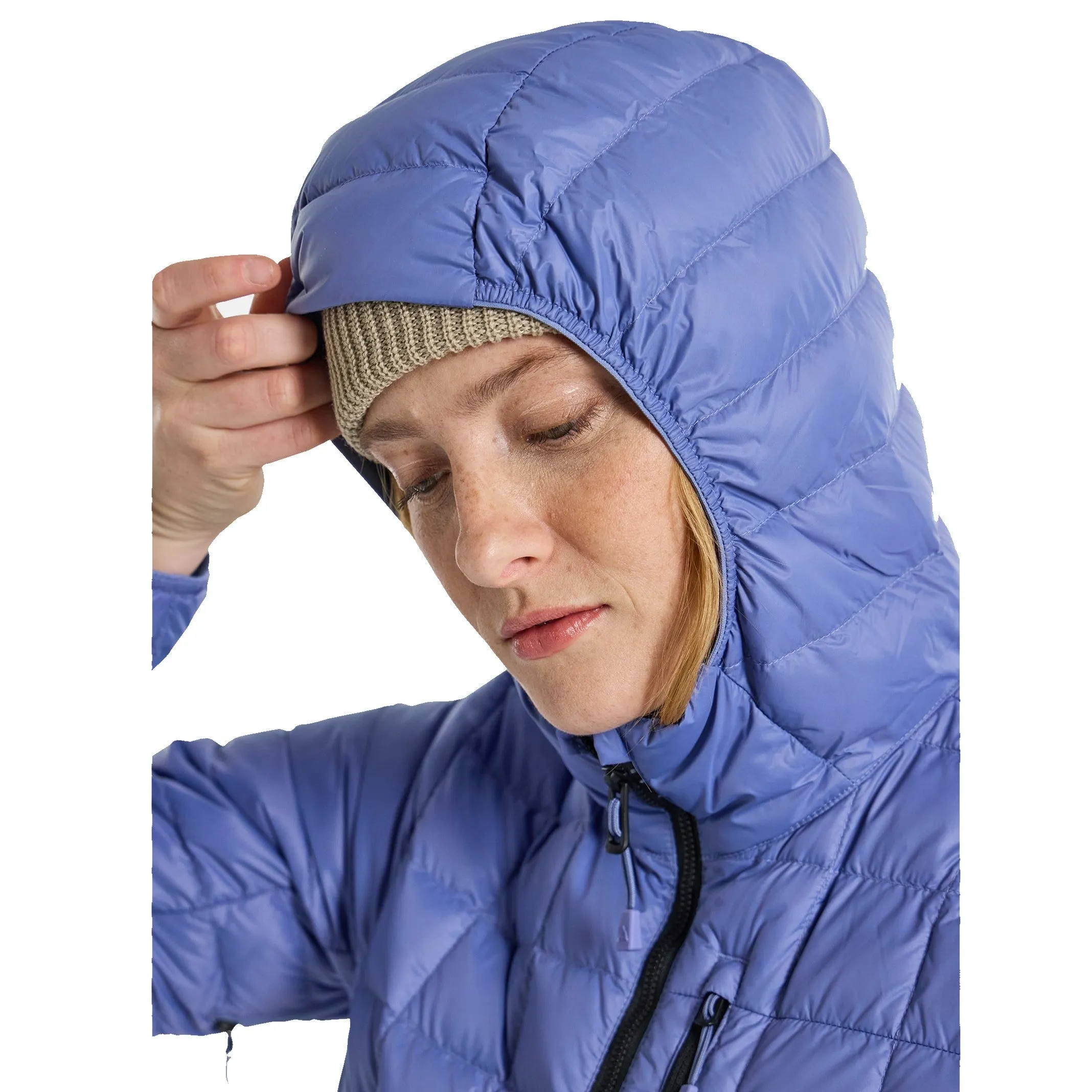 Mid-Heat Hooded Down Insulated Jacket - Womens