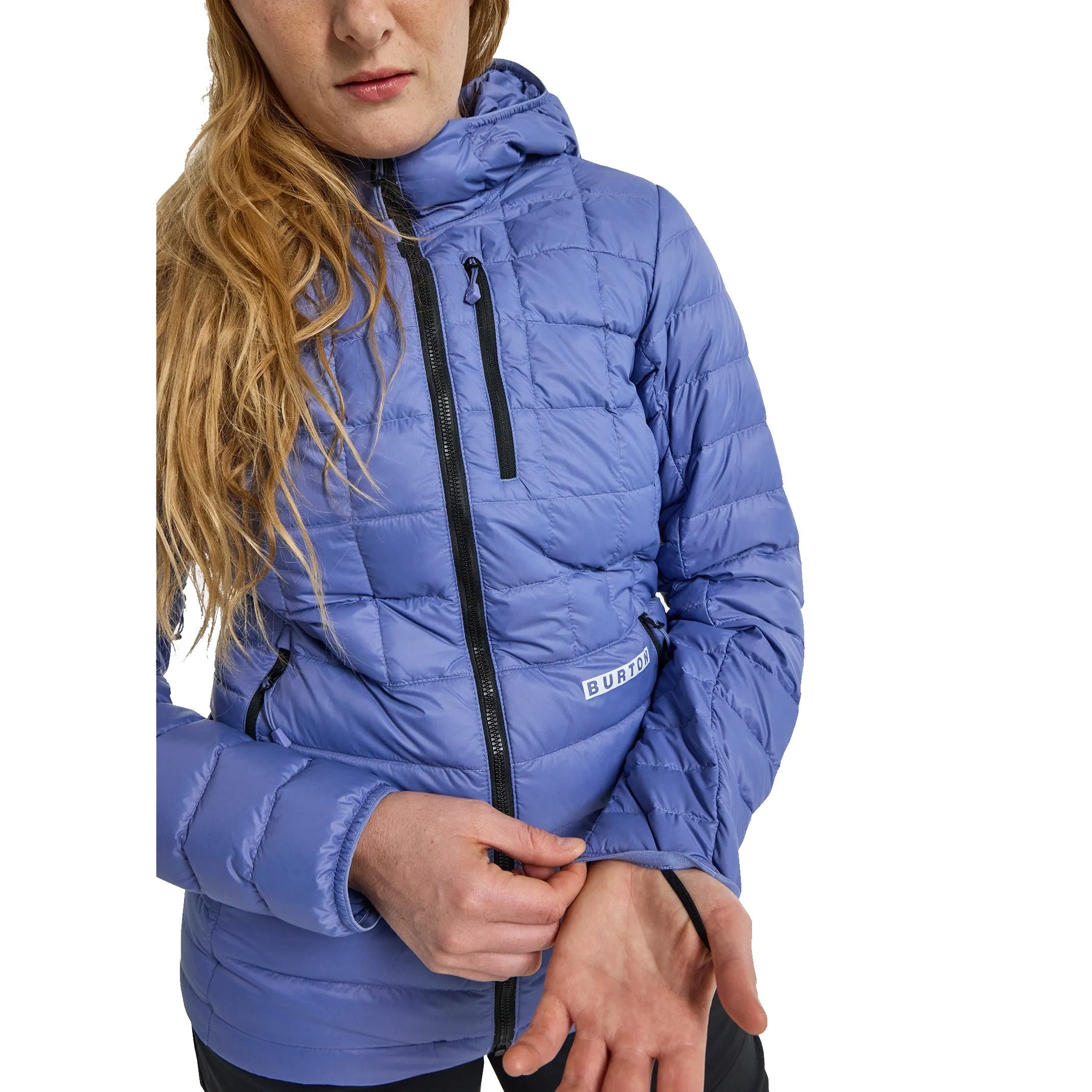 Mid-Heat Hooded Down Insulated Jacket - Womens