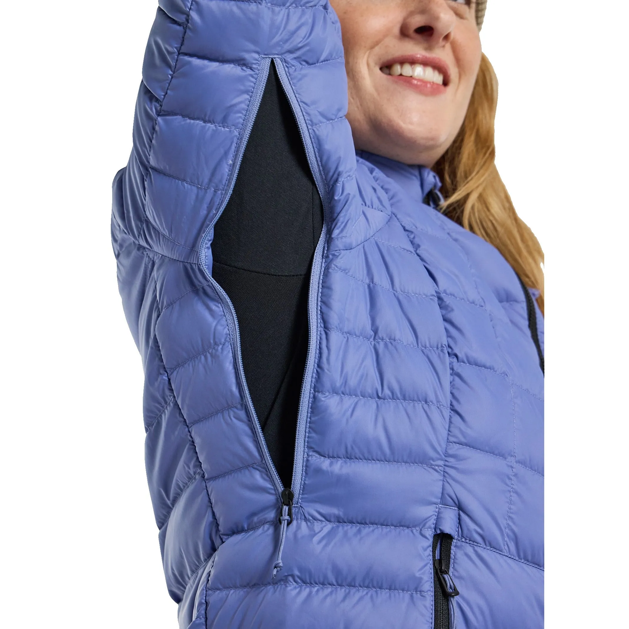 Mid-Heat Hooded Down Insulated Jacket - Womens