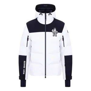 Moncler Grenoble Curtis Ski Down Jacket in White