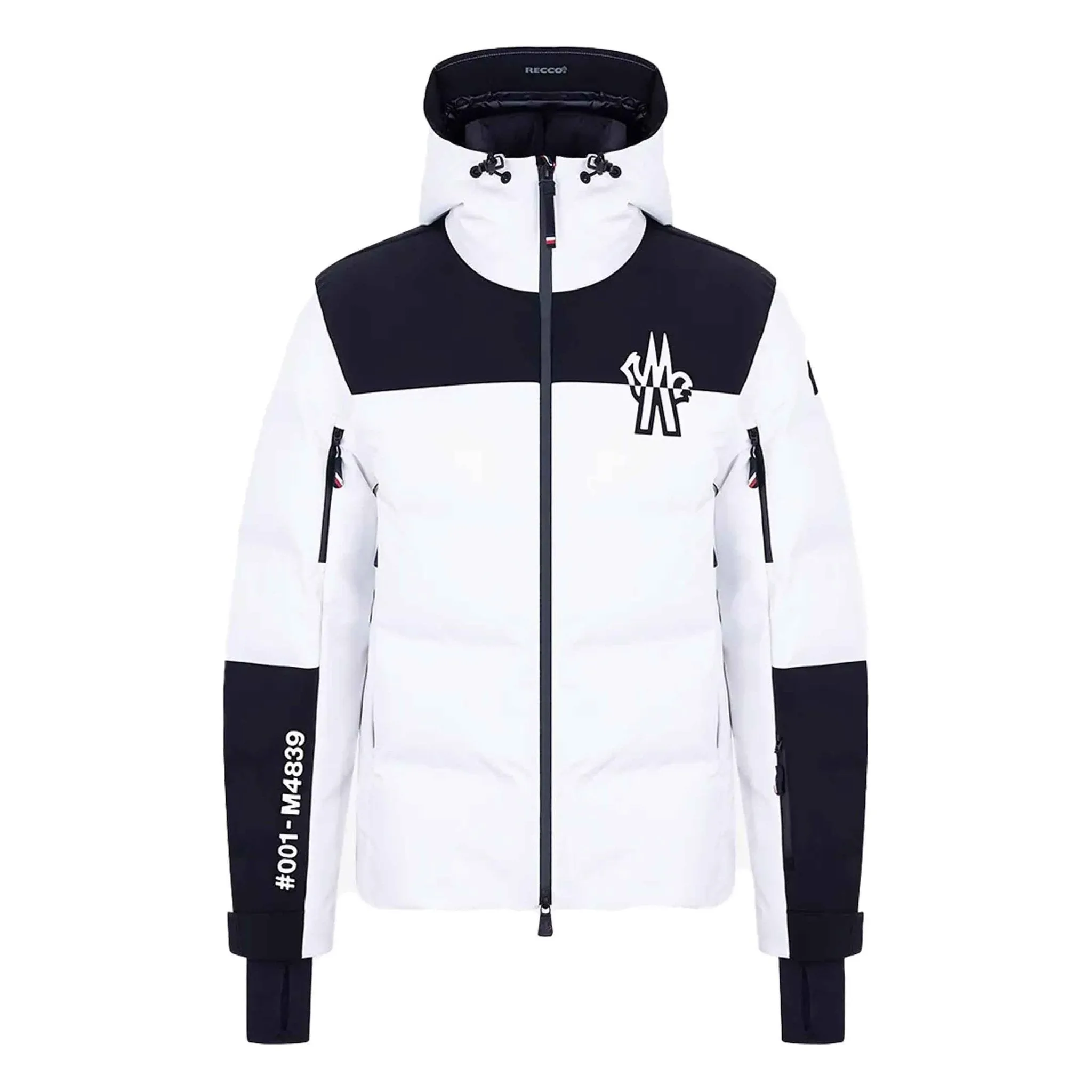 Moncler Grenoble Curtis Ski Down Jacket in White