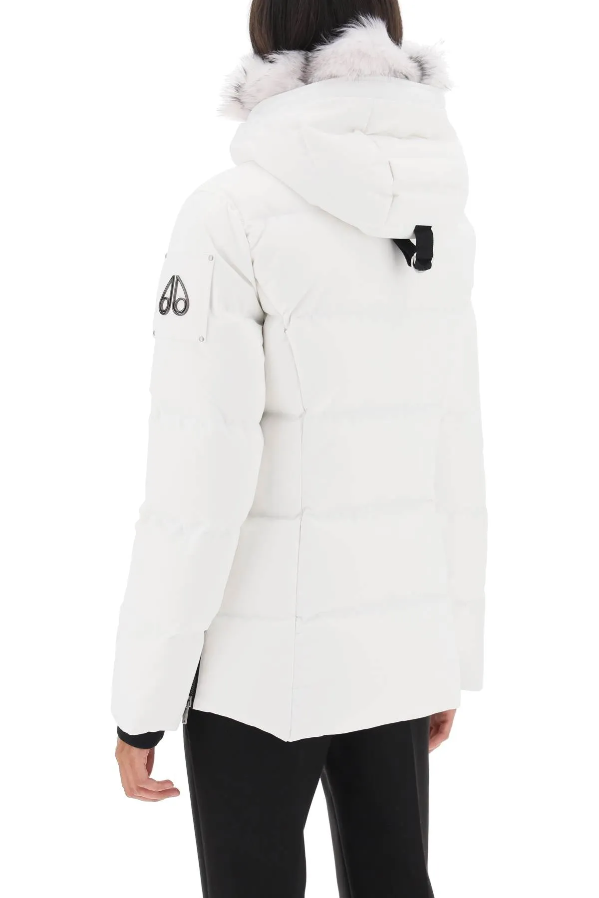 Moose Knuckles 'Cloud 3Q' Hooded Midi Down Jacket