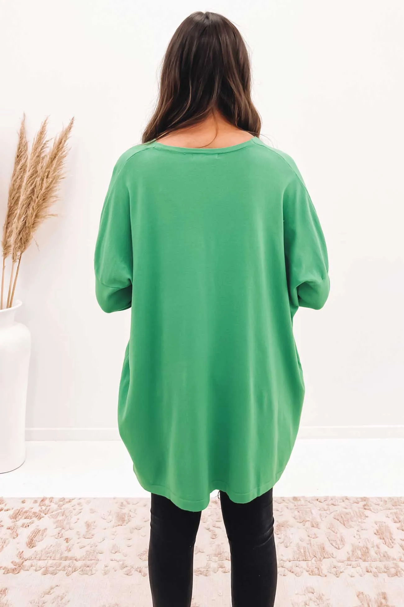 Nella Knit Top Green