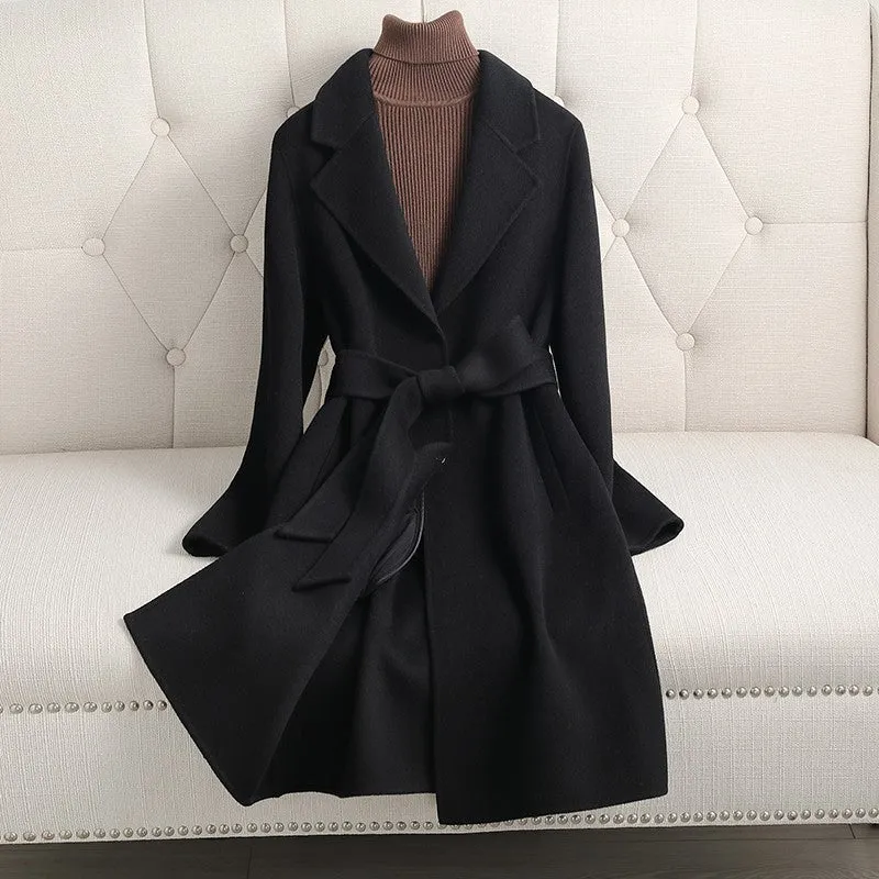 New Double-sided Cashmere Coat