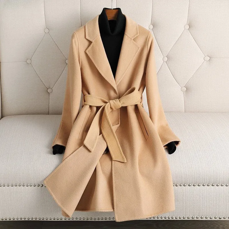 New Double-sided Cashmere Coat