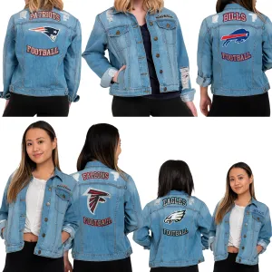 NFL Womens Denim Days Jacket - Pick Your Team