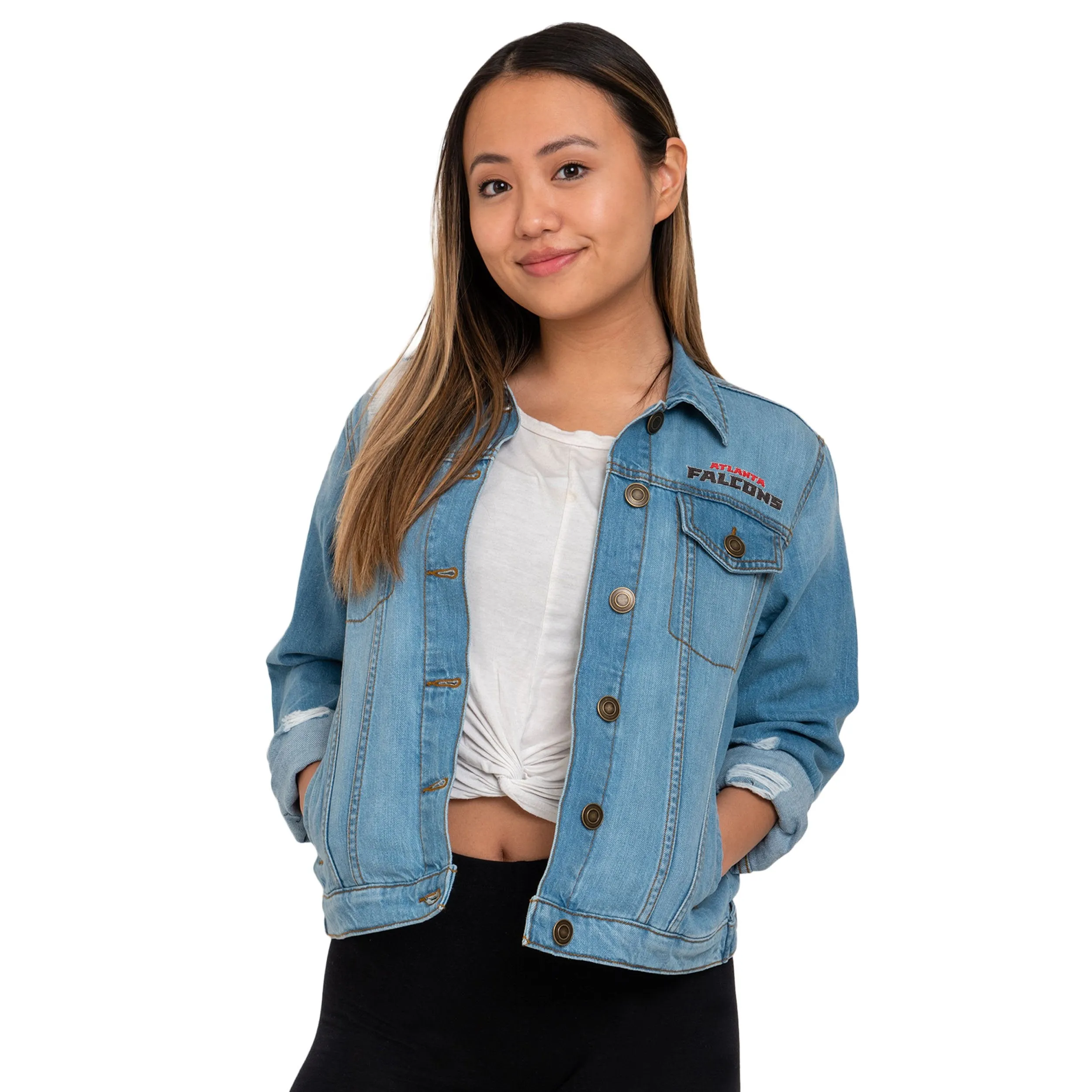 NFL Womens Denim Days Jacket - Pick Your Team