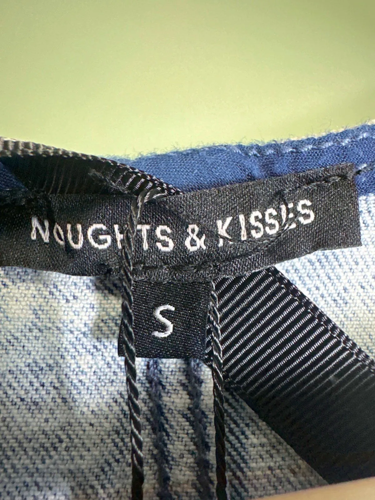 Noughts & Kisses Light Blue Cropped Denim Jacket UK S