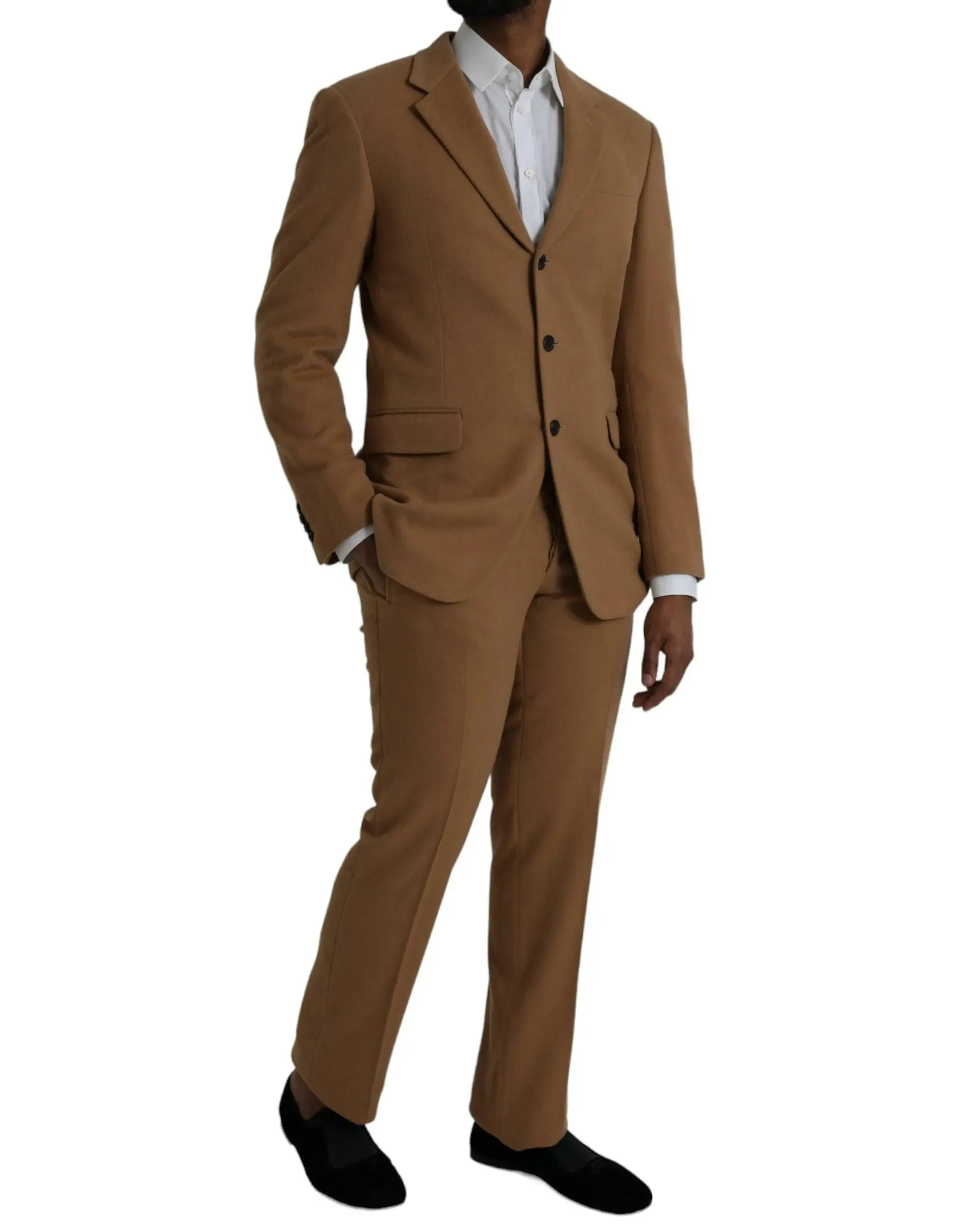 Prada Brown Cashmere Two Piece Suit