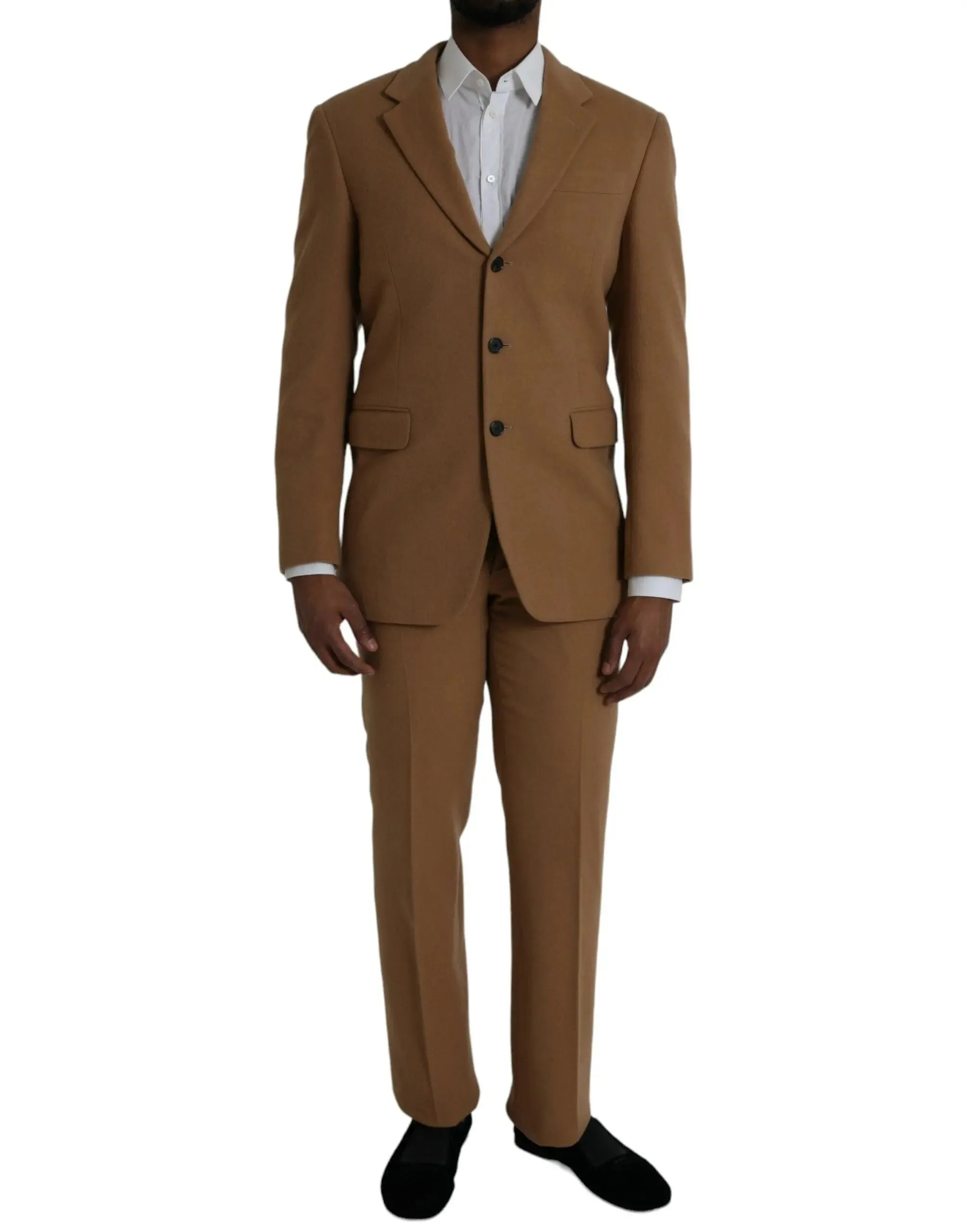 Prada Brown Cashmere Two Piece Suit