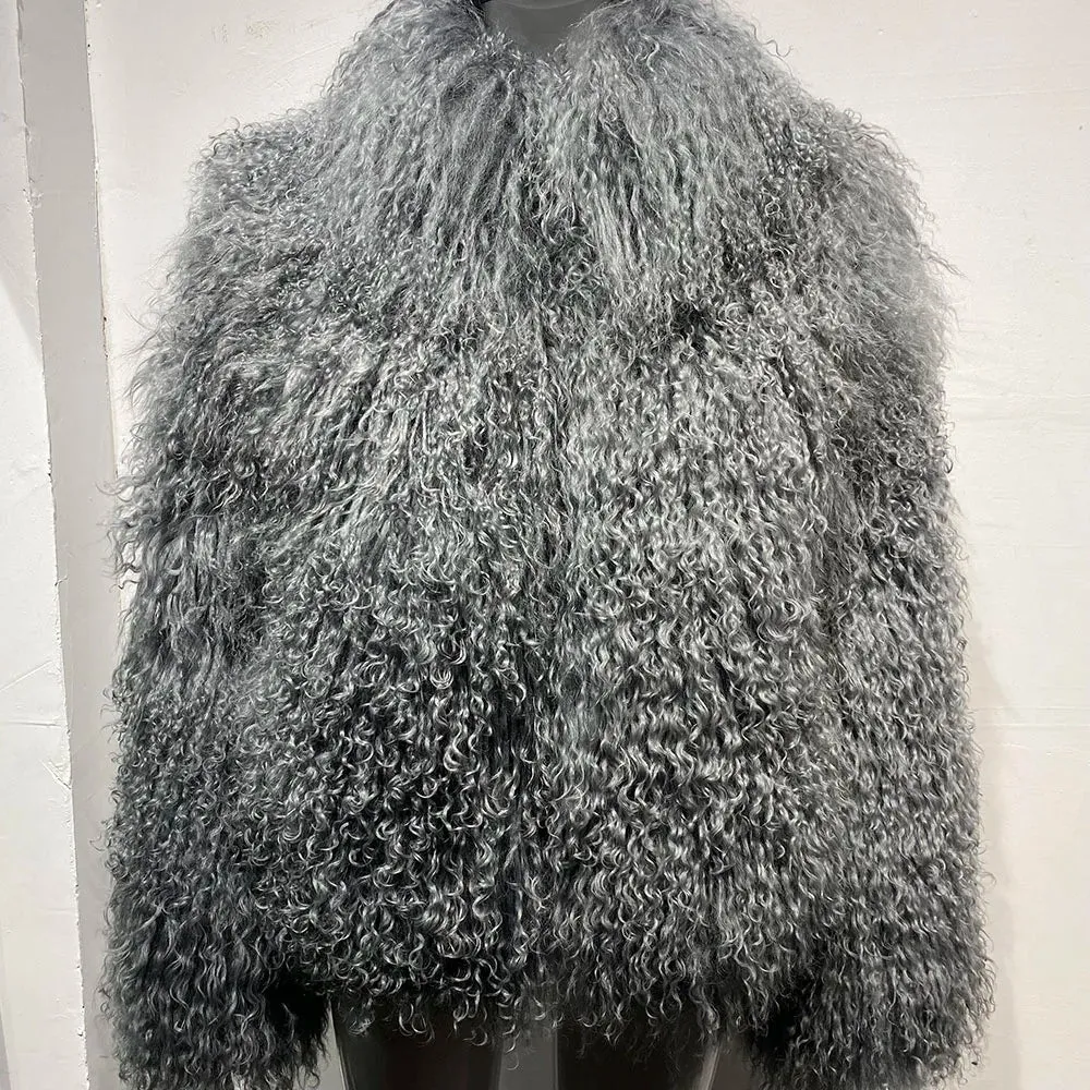 Premium Real Lamb Shearling Coat