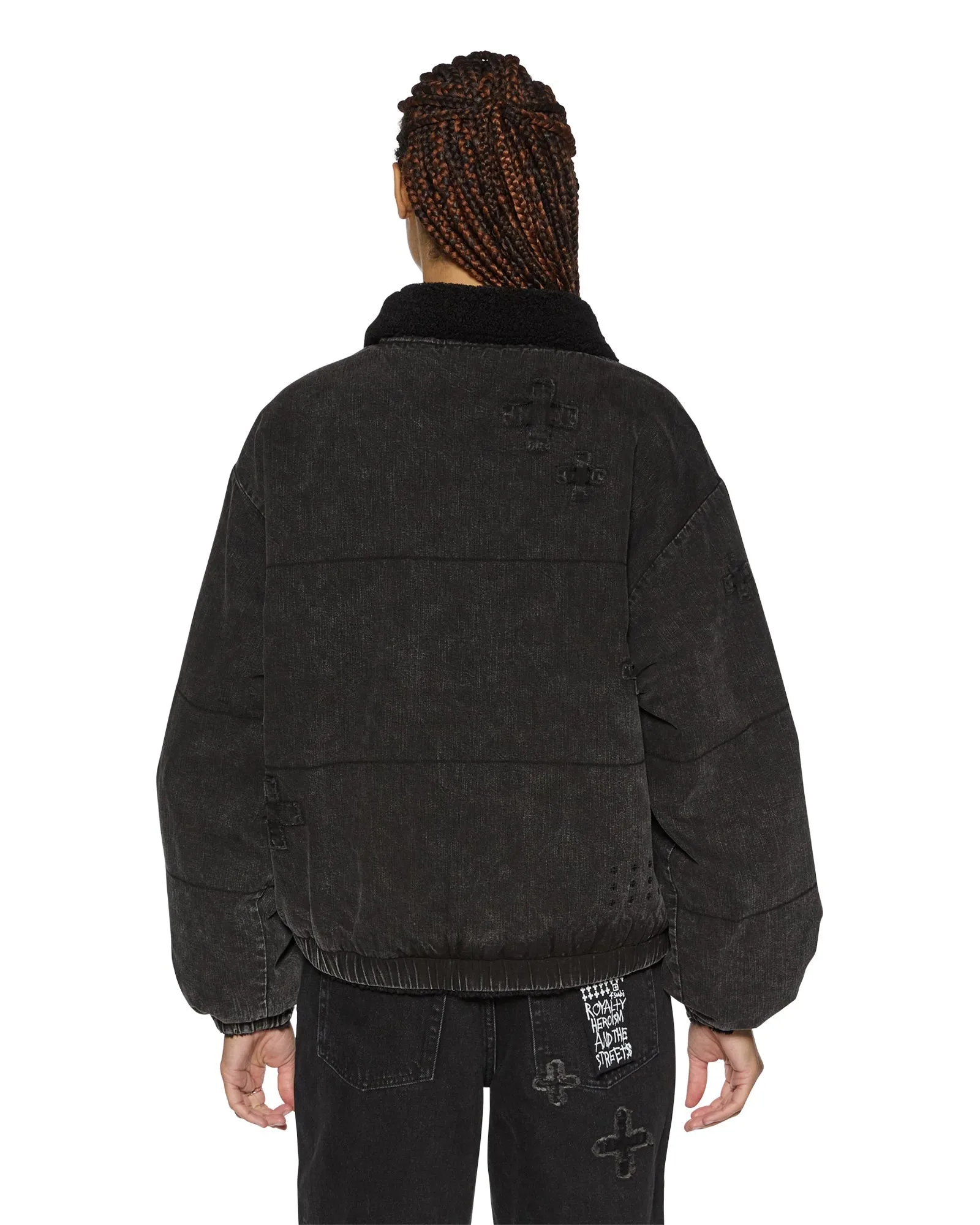 REVERSIBLE PUFFER JACKET NOIR KRAFTWERK/BLACK