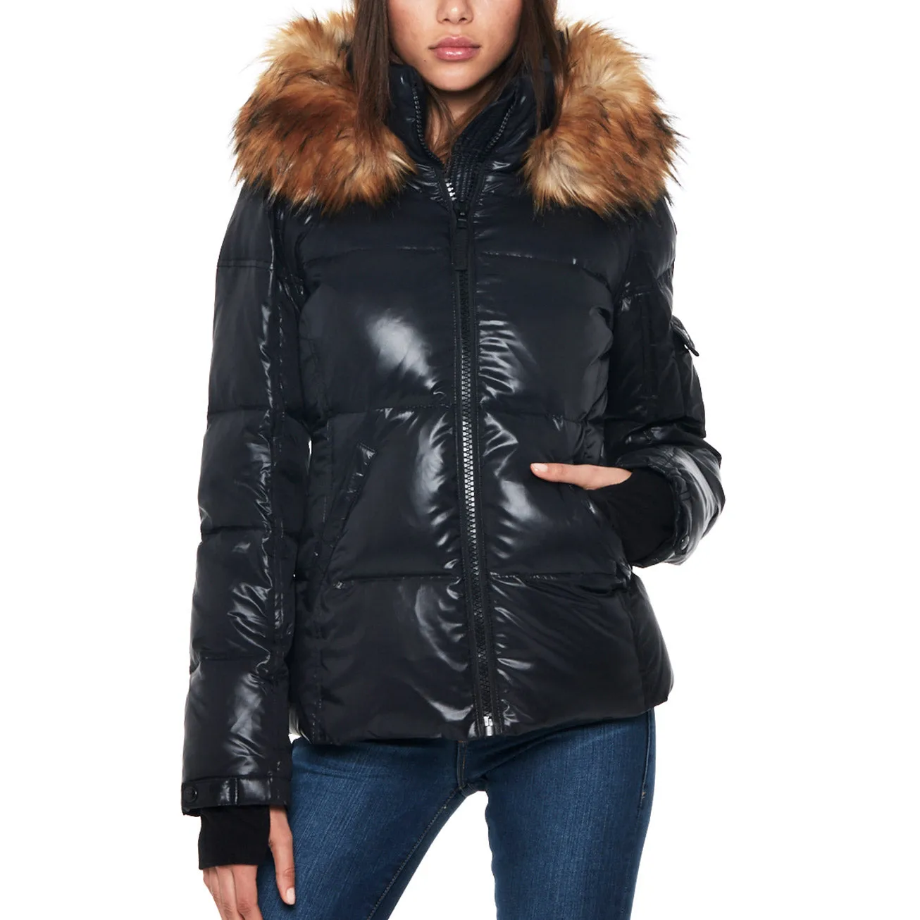 S13 Ladies' Short Down Puffer Jacket