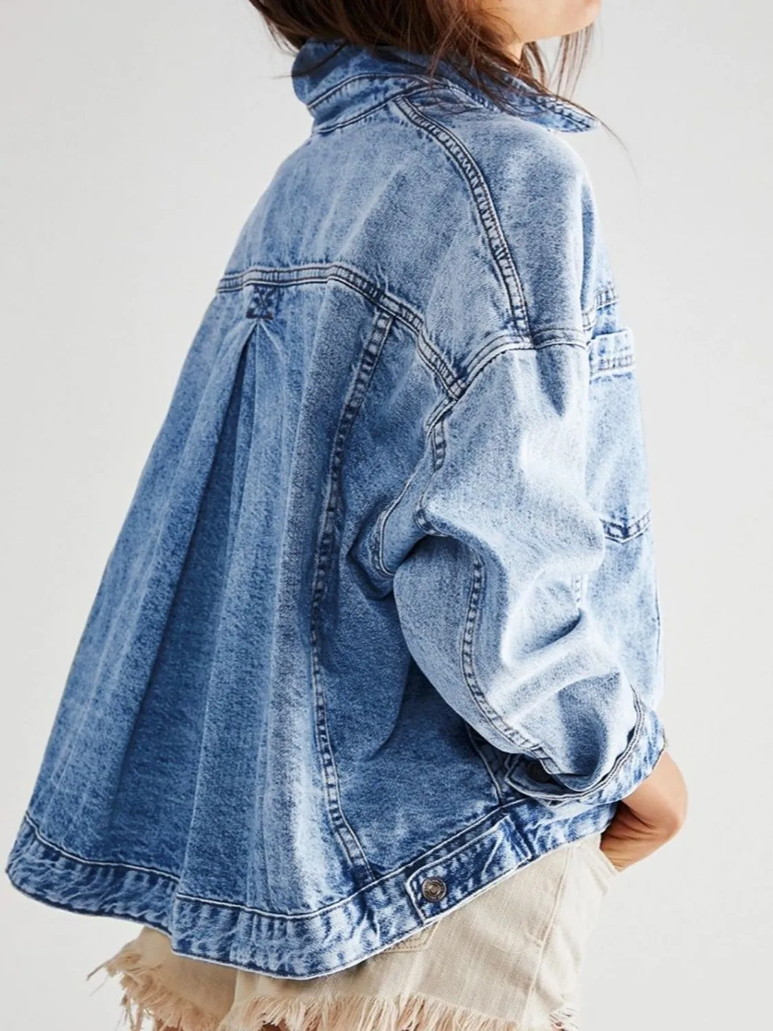 Sandy Button Up Denim Jacket