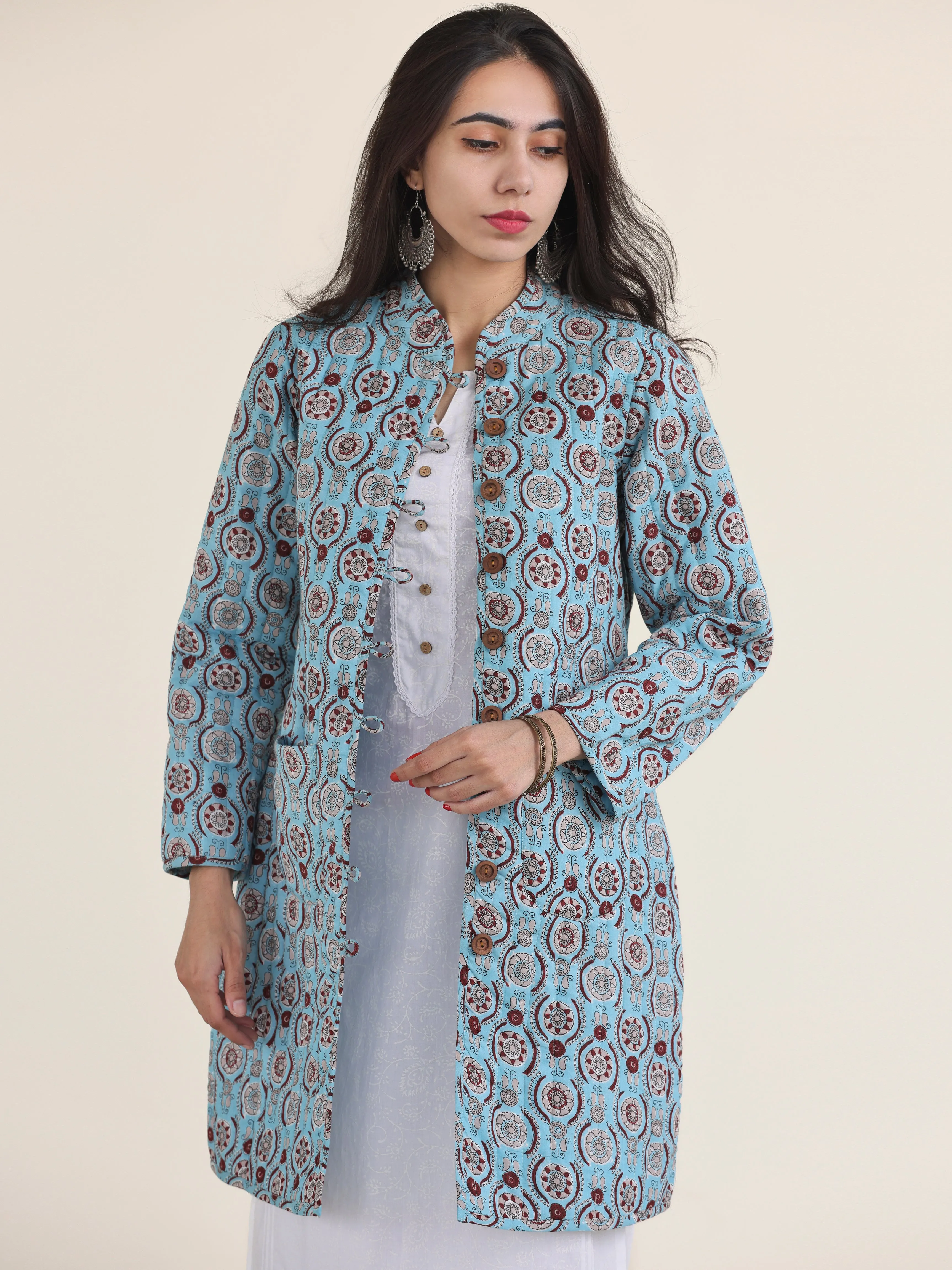 Shishir Meera Quilted Reversible Jacket