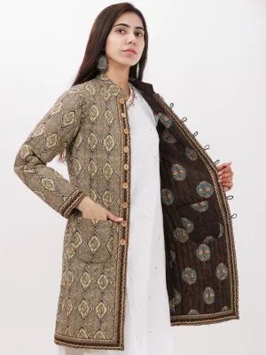 Shishir Roshni Ajrakh Quilted Reversible Jacket