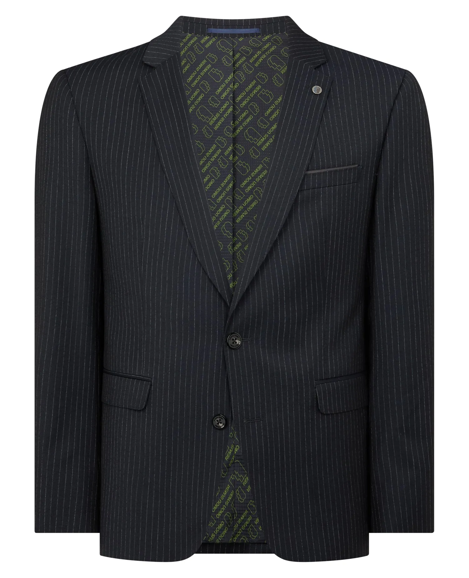 Slim Fit Pinstripe Wool Rich Suit