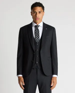 Slim Fit Pinstripe Wool Rich Suit