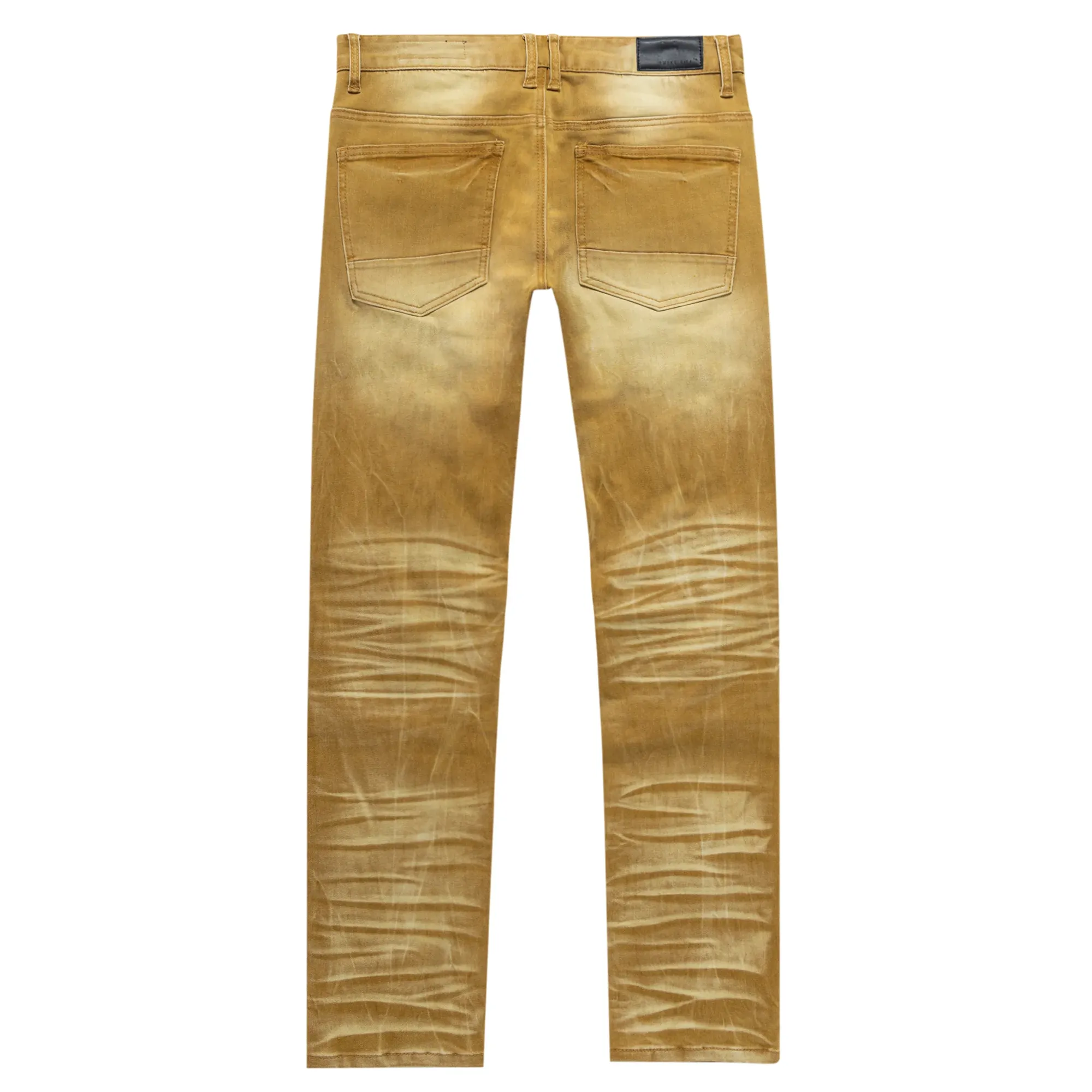 Smoke Rise - "ELLIOTT" Heavy Rip & Repair Jeans in Timber