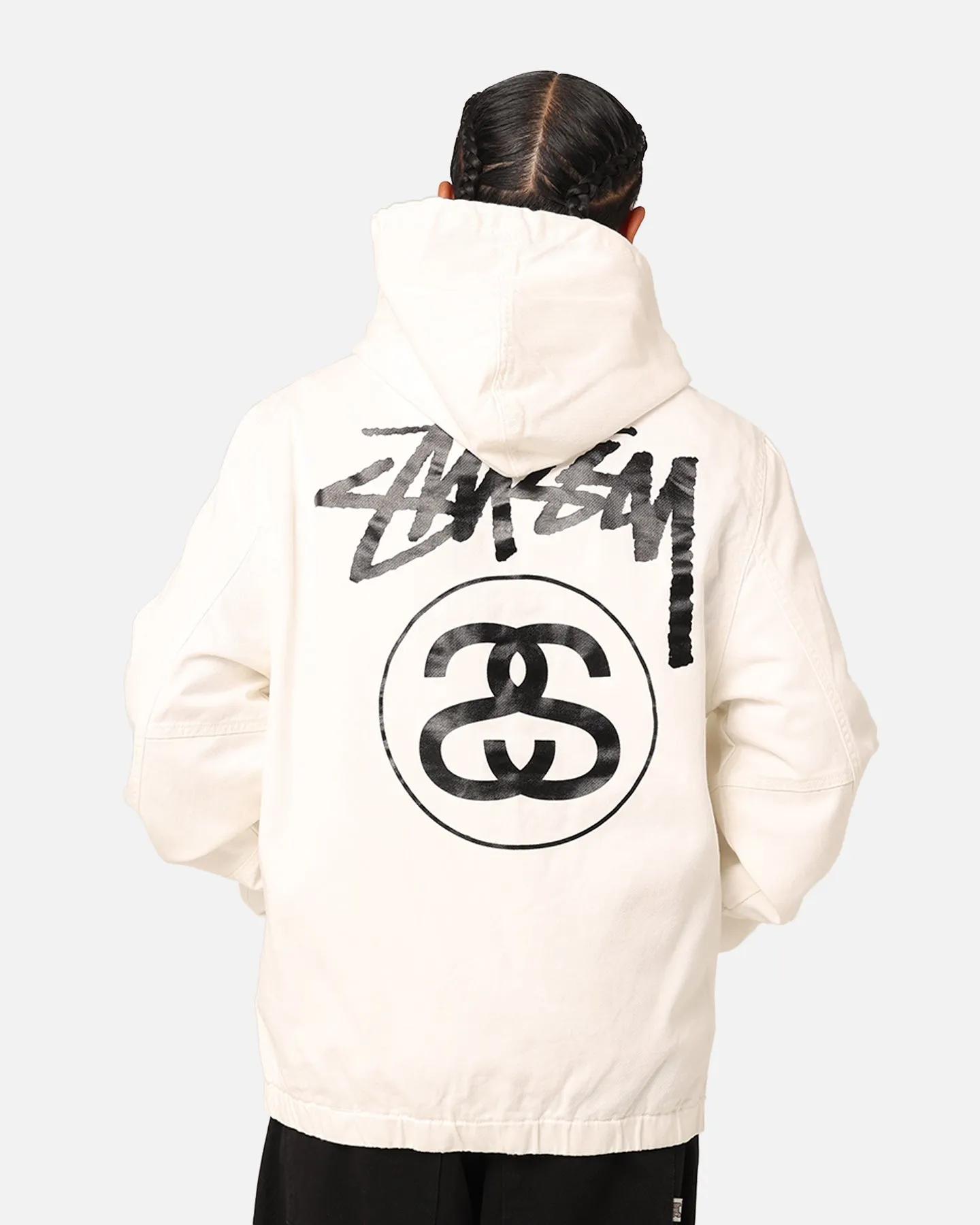 Stussy SS Link Lightweight Denim Jacket White Denim