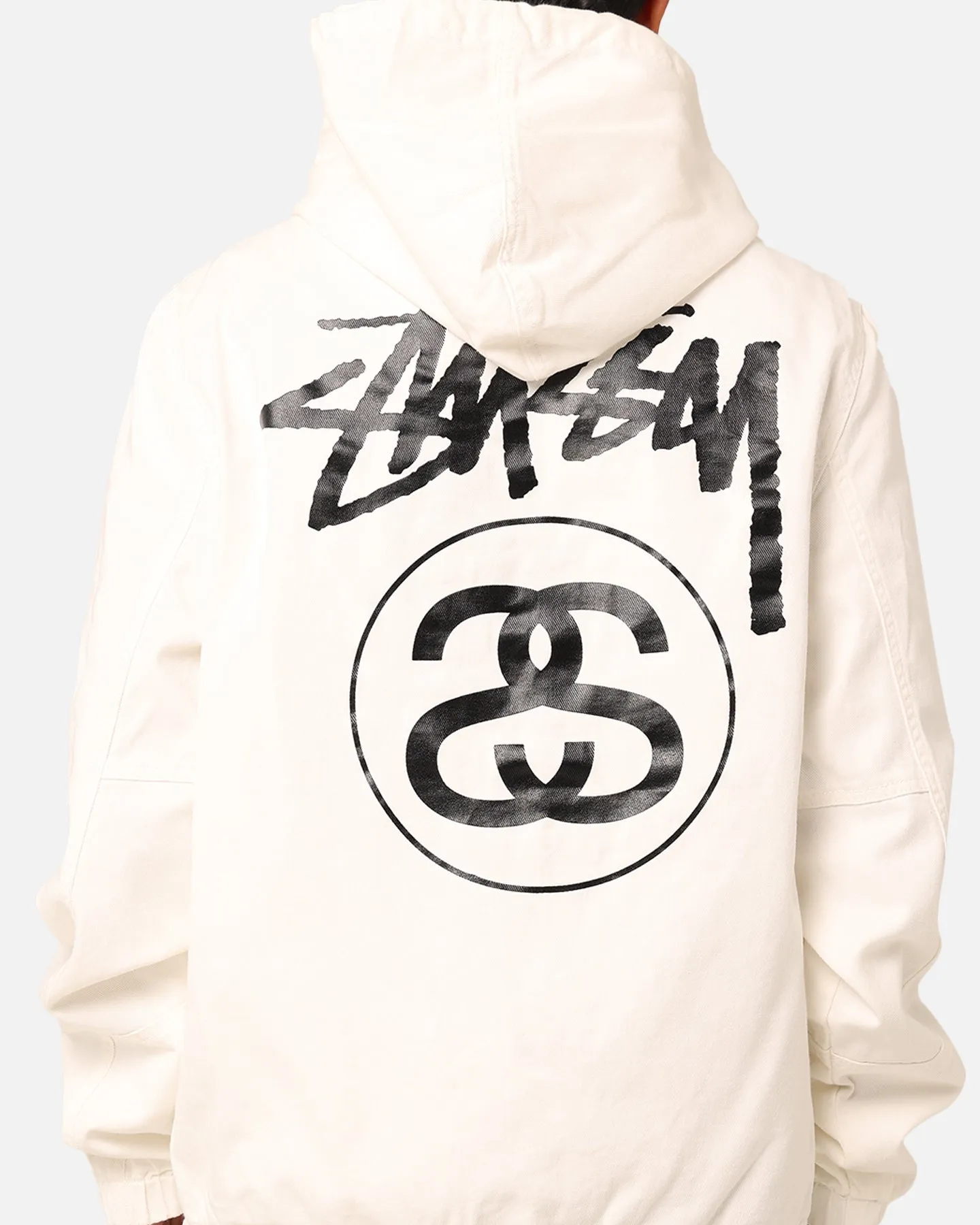 Stussy SS Link Lightweight Denim Jacket White Denim