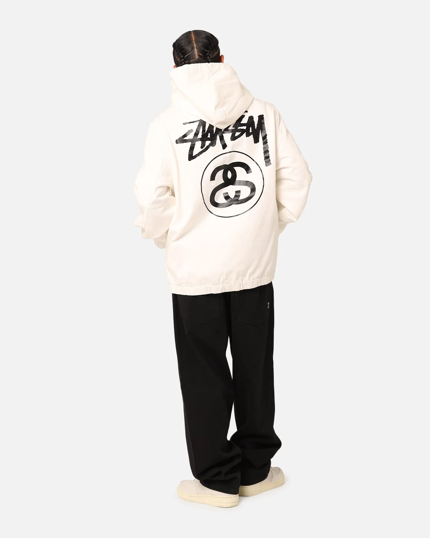 Stussy SS Link Lightweight Denim Jacket White Denim