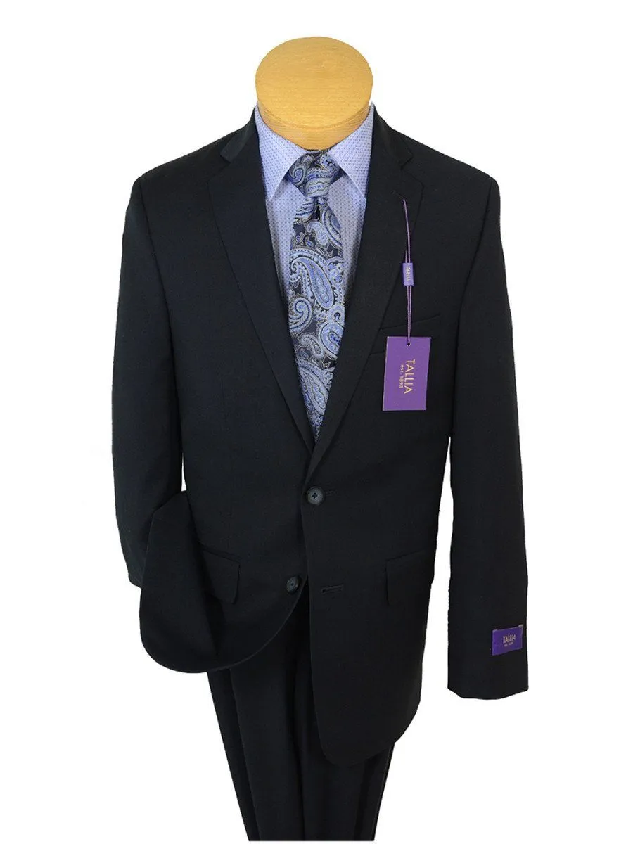 Tallia Purple 19092 65% Polyester / 35% Rayon Boy's Suit - Solid - Navy