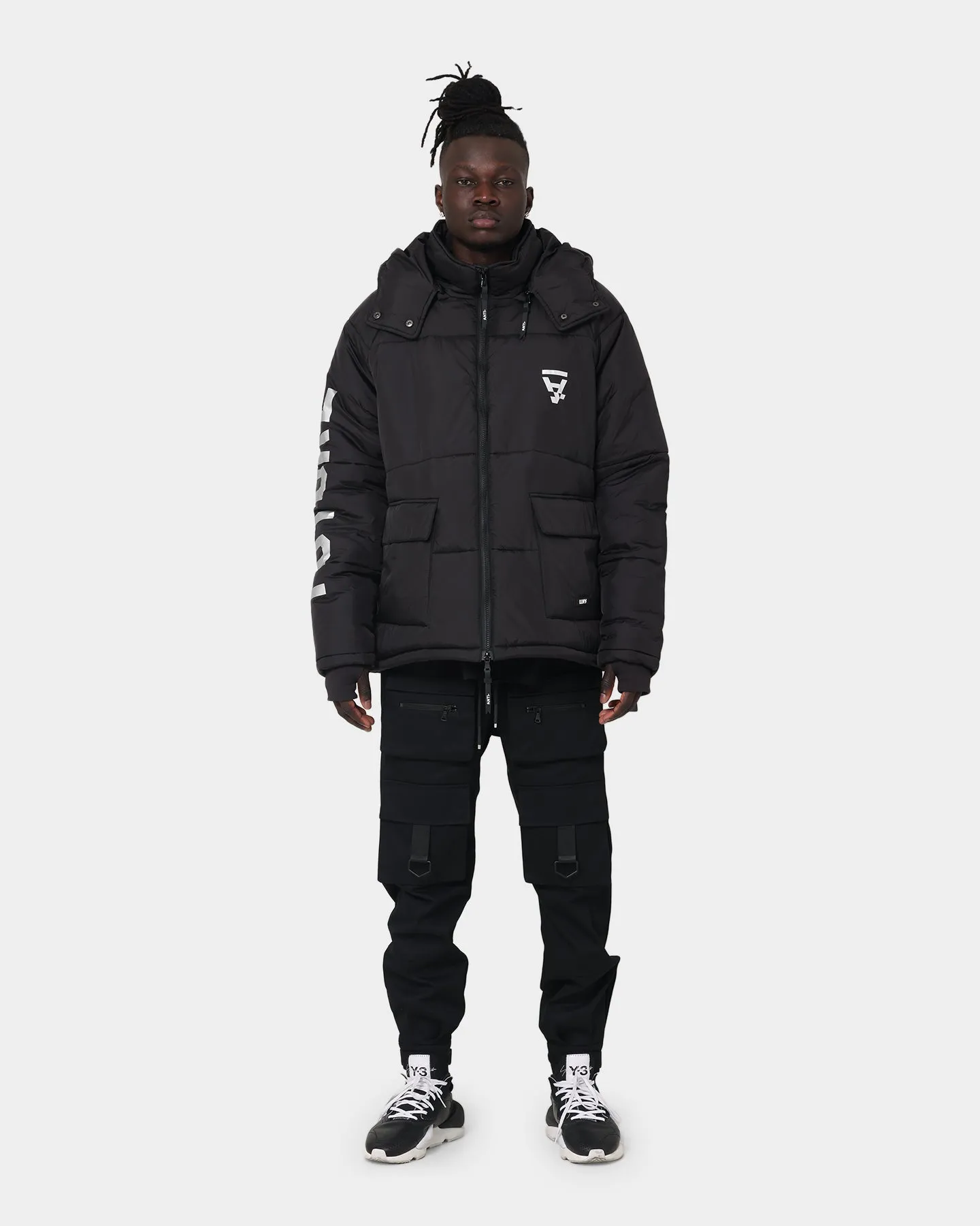 The Anti Order Hyphen ATD Puffer Jacket V2 Black/Silver