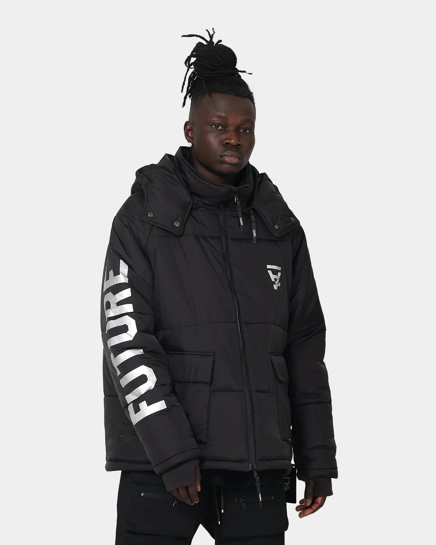 The Anti Order Hyphen ATD Puffer Jacket V2 Black/Silver