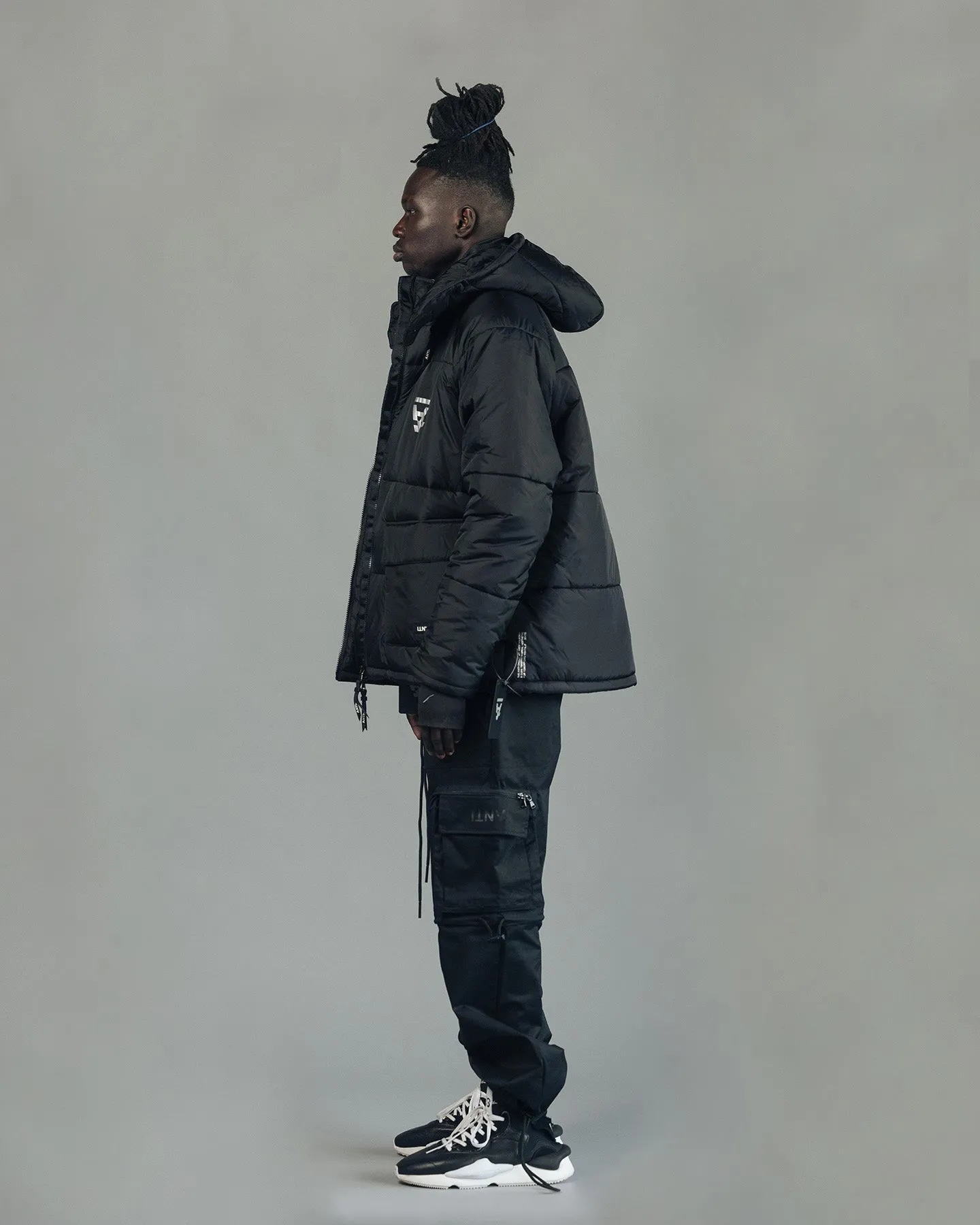 The Anti Order Hyphen ATD Puffer Jacket V2 Black/Silver