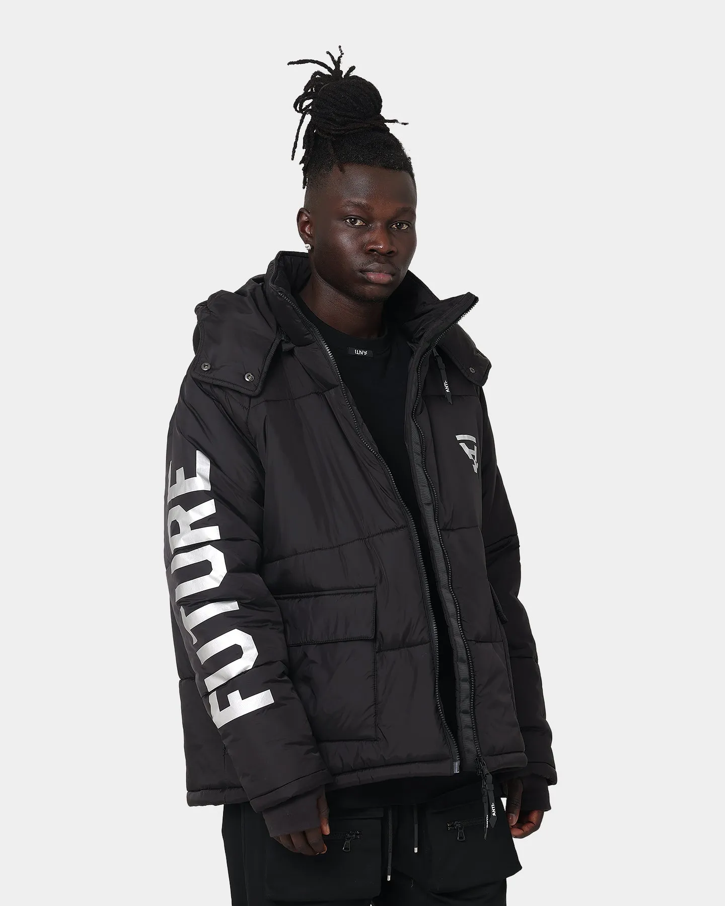 The Anti Order Hyphen ATD Puffer Jacket V2 Black/Silver