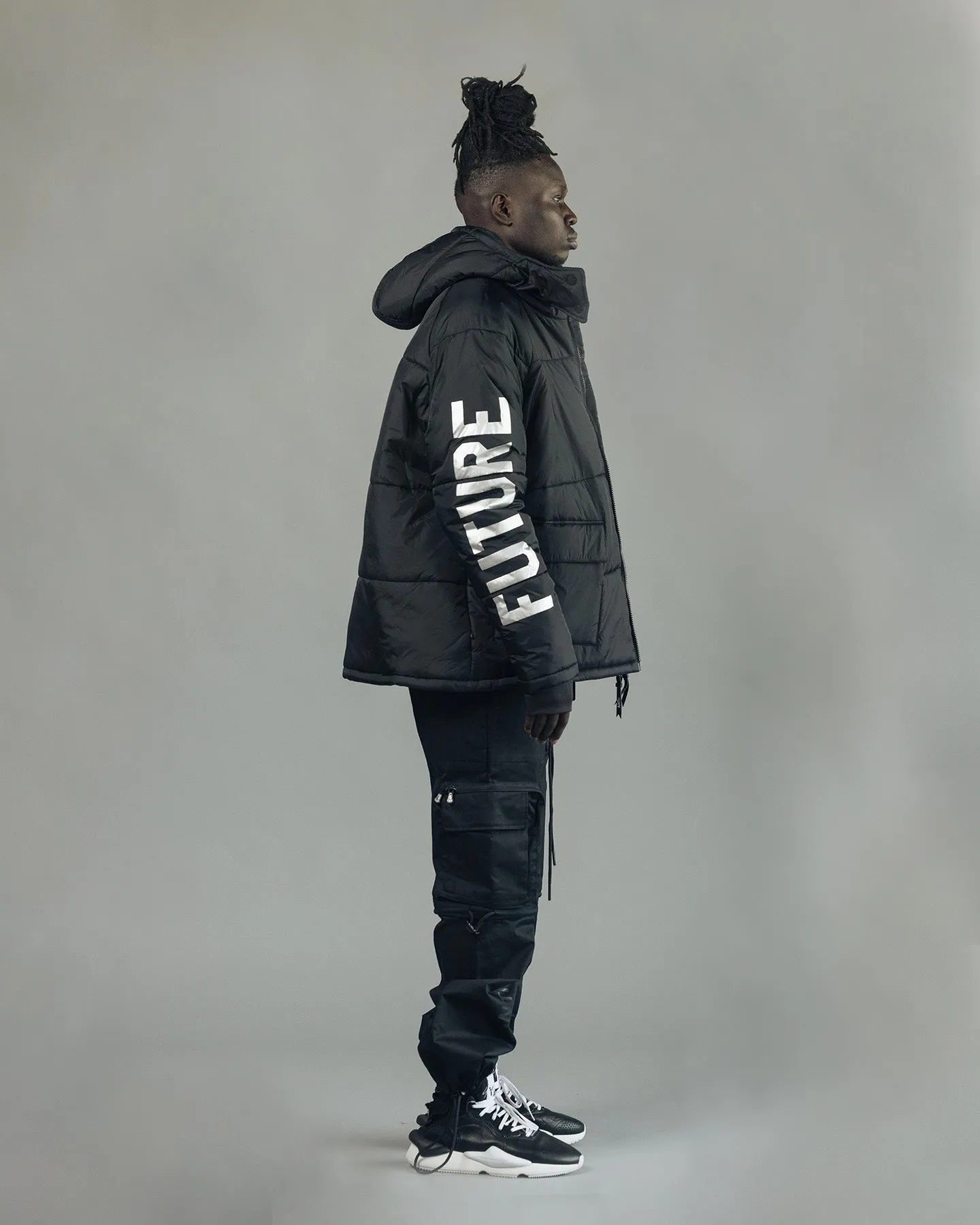 The Anti Order Hyphen ATD Puffer Jacket V2 Black/Silver