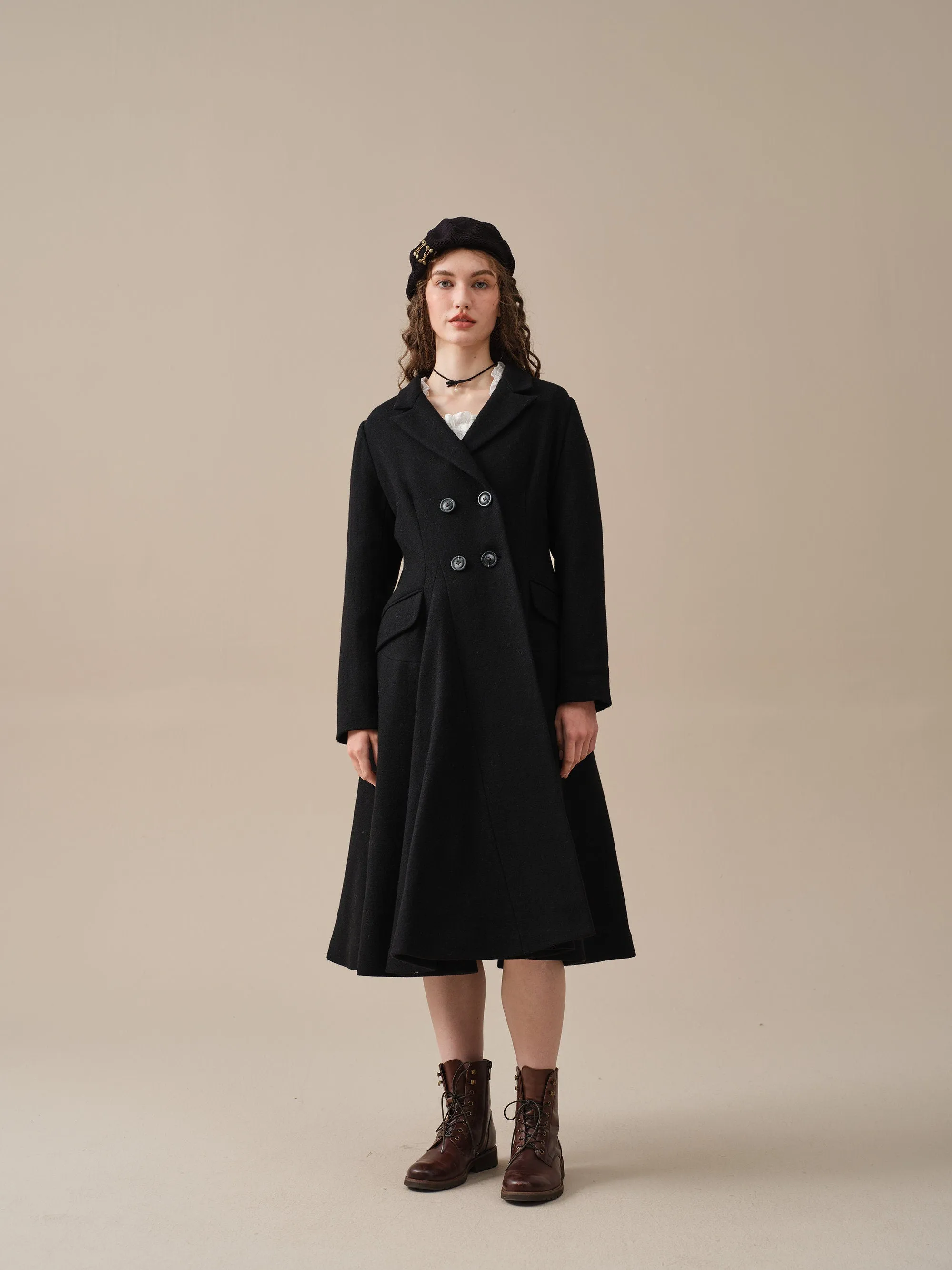 The Roman Holiday 17 | 100% wool classic coat