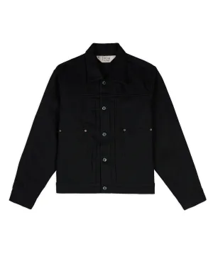 Trucker Jacket 13.2oz Selvedge Denim - Solid Black