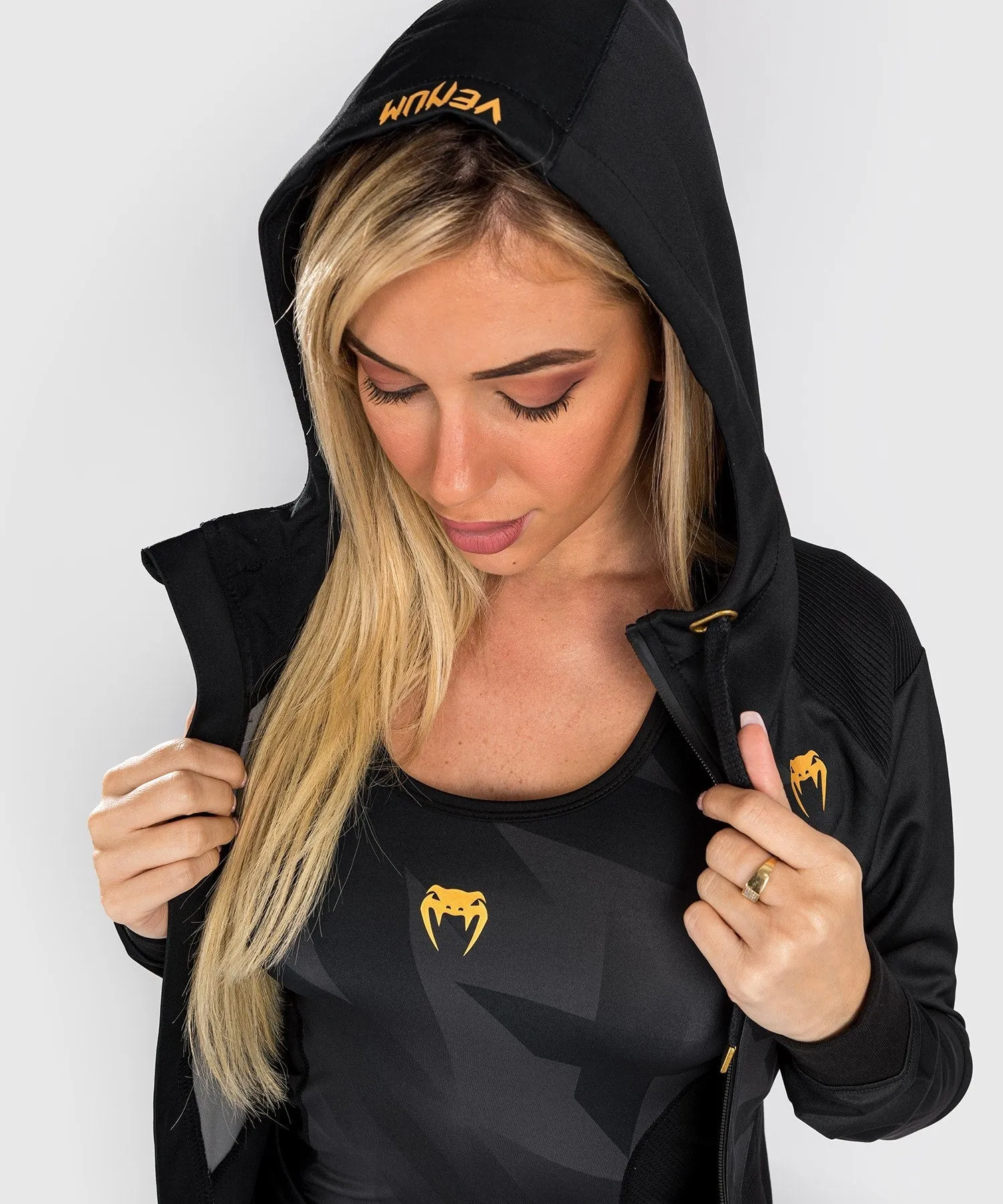 Venum Razor Hoodie - For Women - Black/Gold