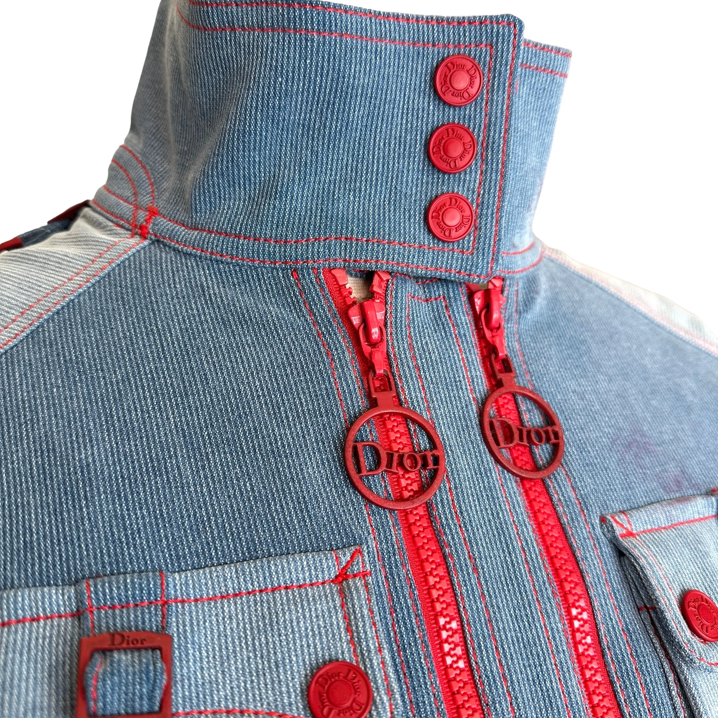 Vintage Logo Vest by Galliano - S/M