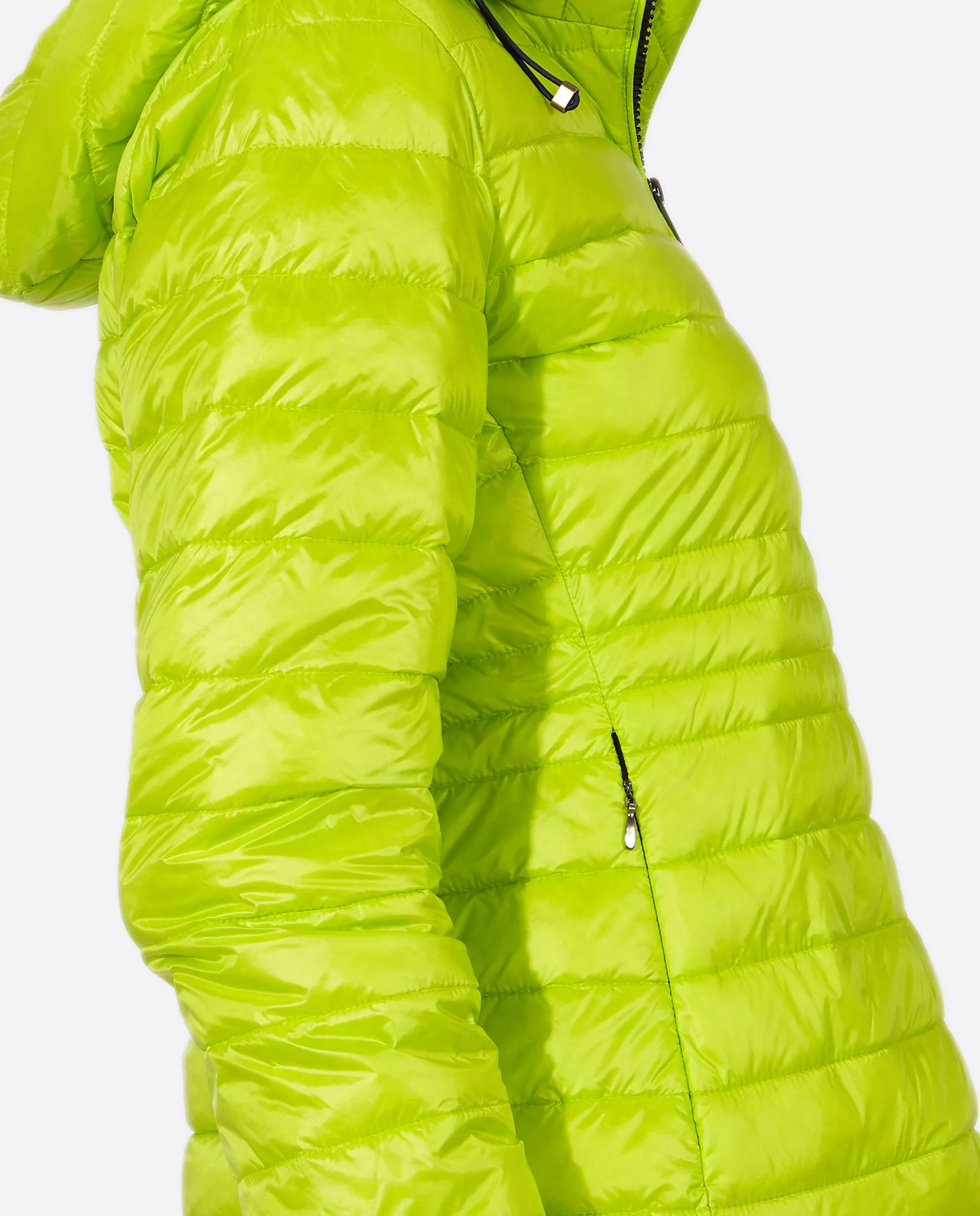 Women's short down jacket HALLEY LIME