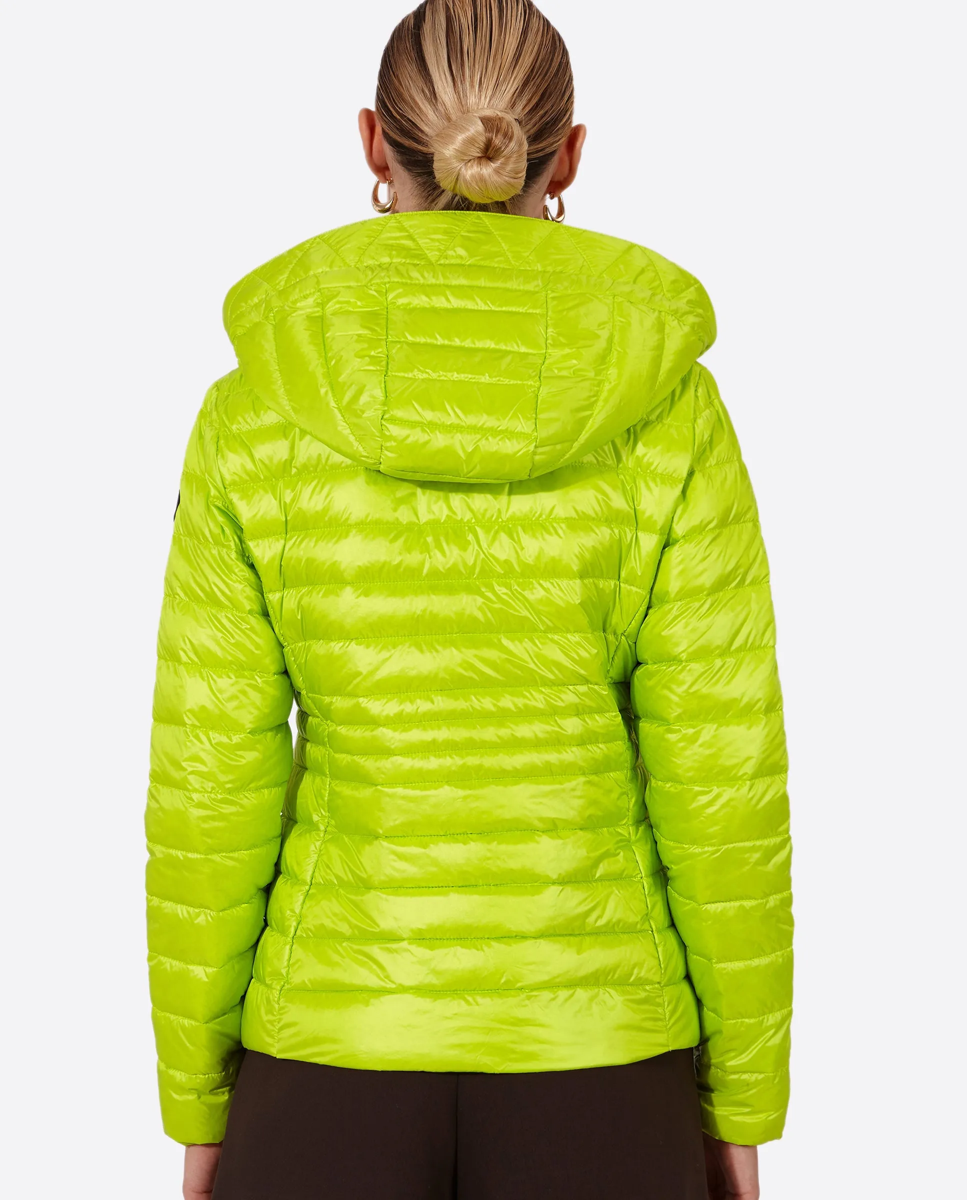 Women's short down jacket HALLEY LIME