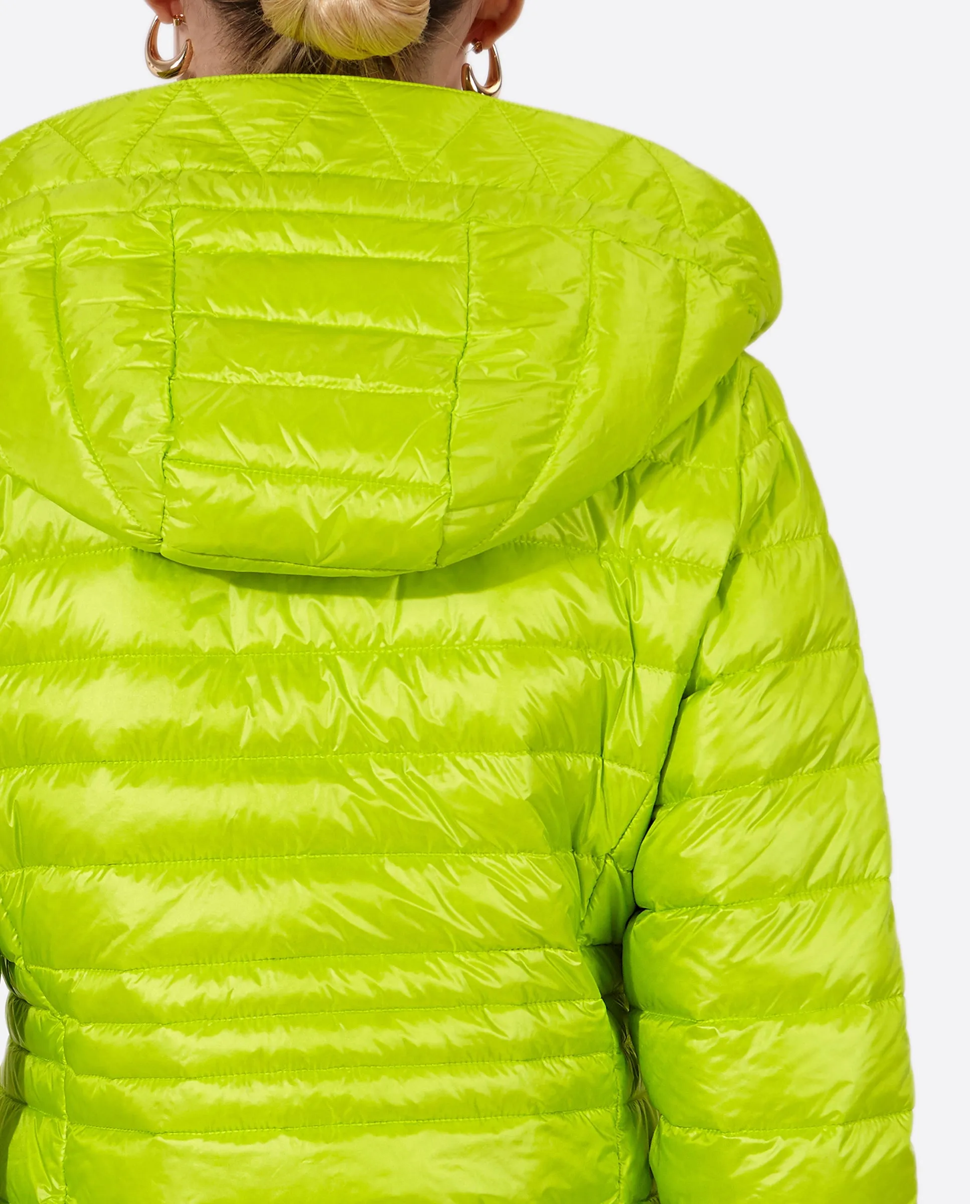 Women's short down jacket HALLEY LIME